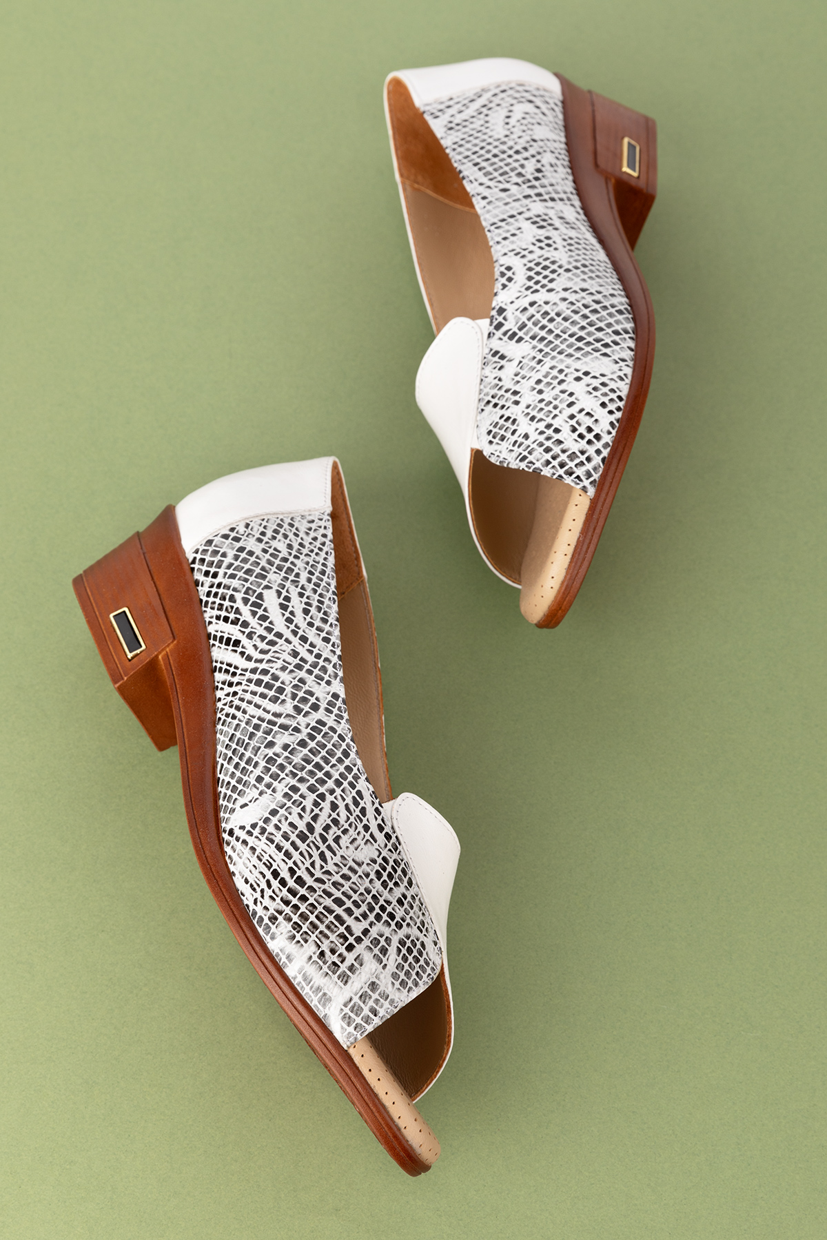 Gondol Kadın Hakiki Deri Kısa Topuklu Rahat Ayakkabı msa.42 - Görsel 4