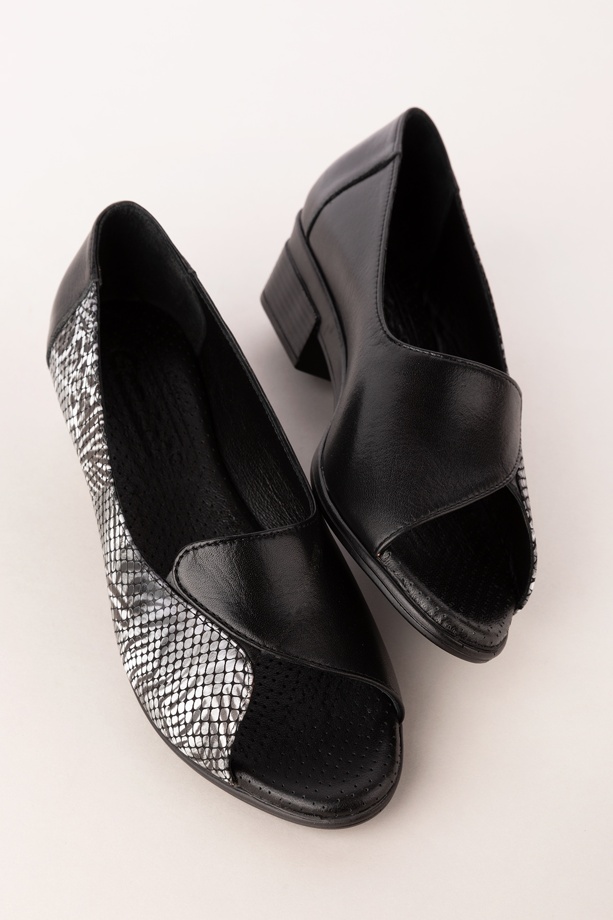 Gondol Kadın Hakiki Deri Kısa Topuklu Rahat Ayakkabı msa.42 - Görsel 5