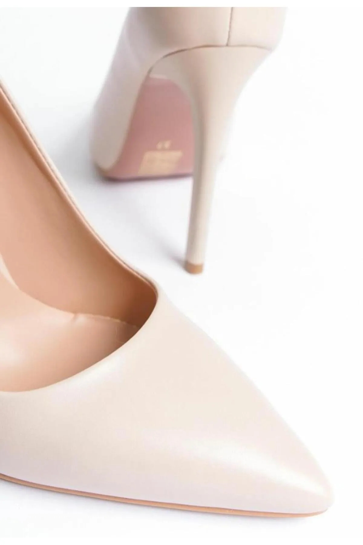 Nish Exclusive 4292 Kadın Hakiki Deri Klasik Stiletto - Görsel 3