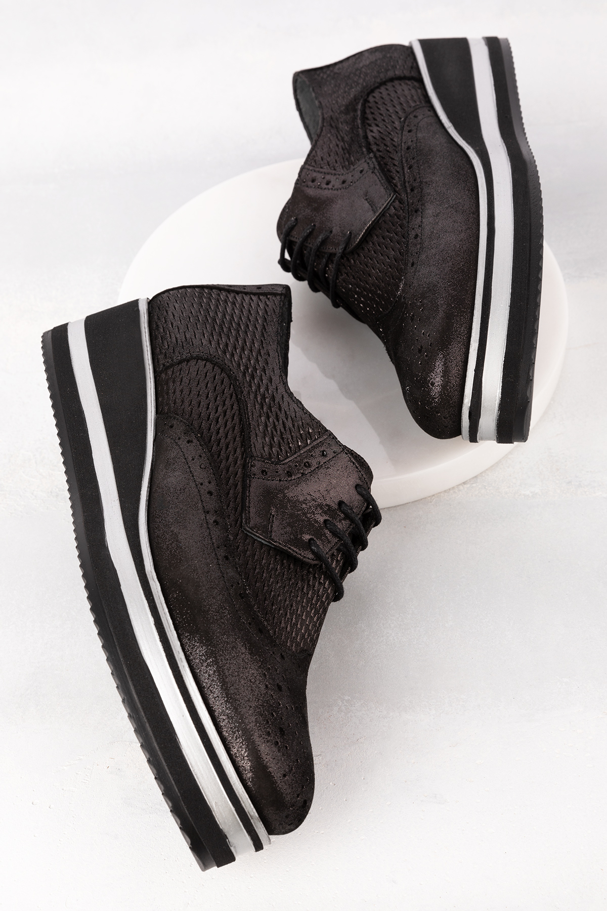 Gondol Kadın Hakiki Deri Anatomik Taban Günlük Ayakkabı ell.6293 - Görsel 4