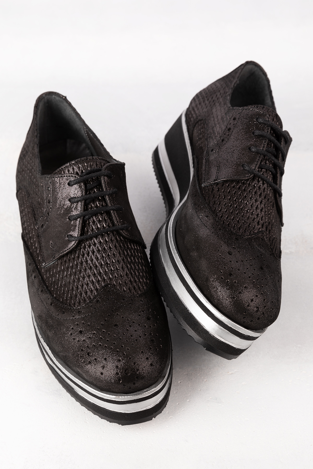 Gondol Kadın Hakiki Deri Anatomik Taban Günlük Ayakkabı ell.6293 - Görsel 5