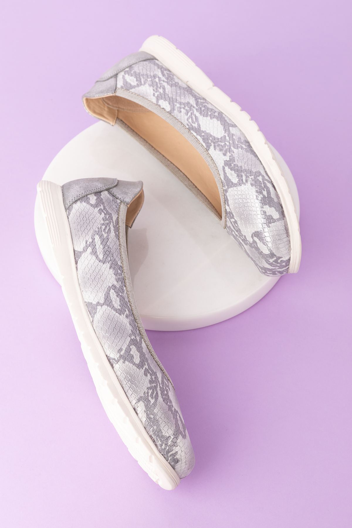 Gondol Kadın Hakiki Deri Çok Hafif Rahat Günlük Babet ell.6311 - Görsel 3