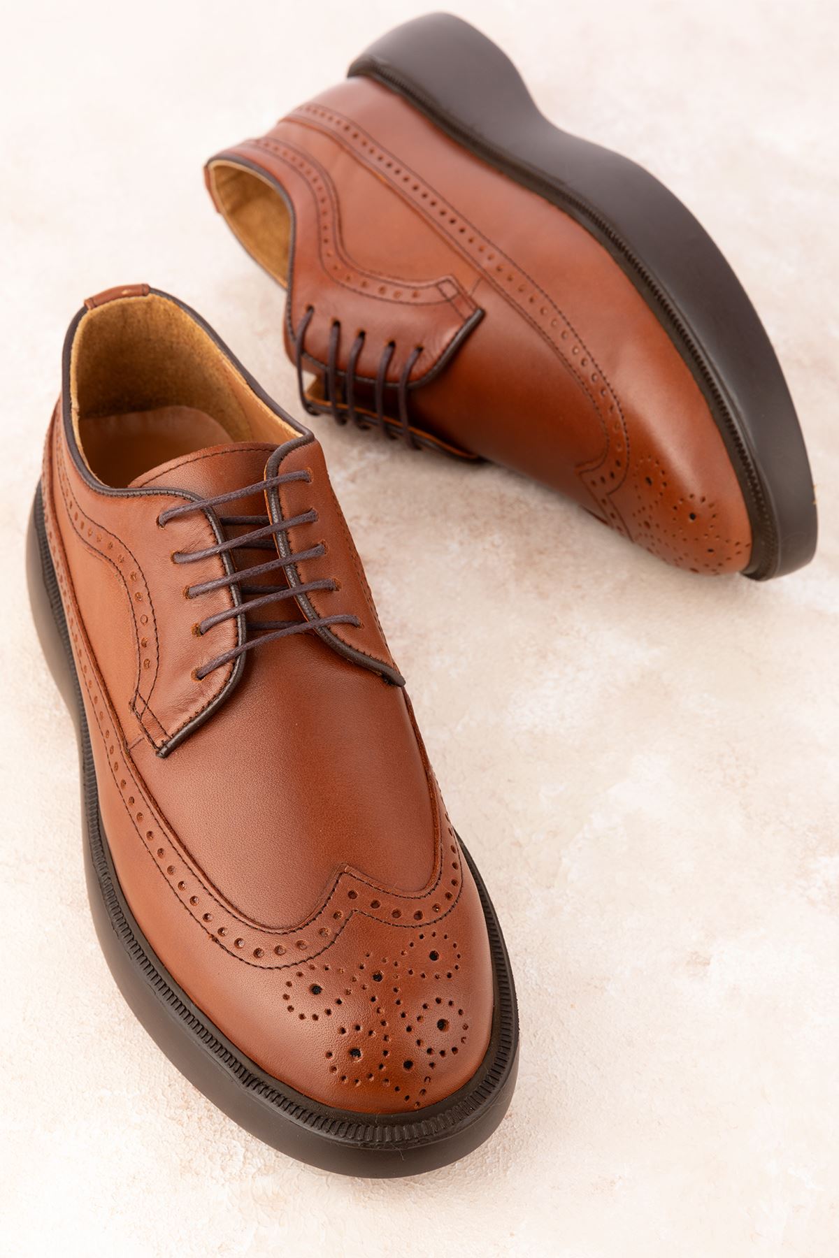 Gondol Içi Dışı Hakiki Deri Anatomik Taban Casual Ayakkabı SRC.09 - Görsel 4