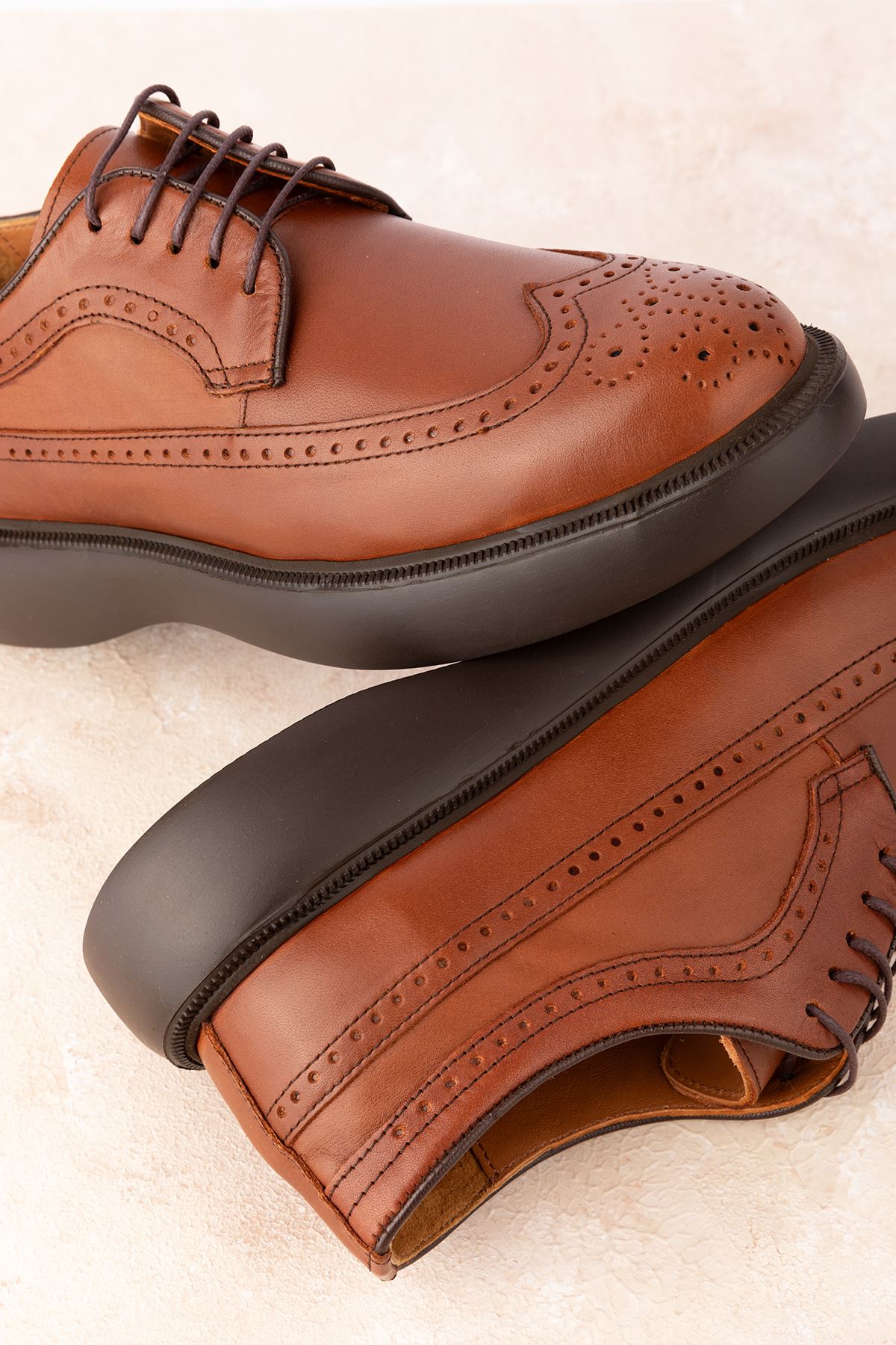 Gondol Içi Dışı Hakiki Deri Anatomik Taban Casual Ayakkabı SRC.09 - Görsel 6