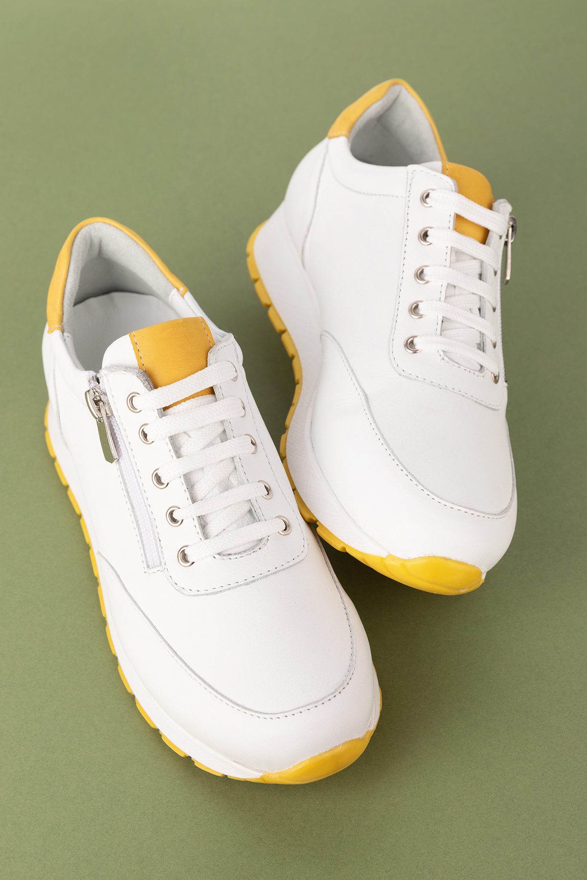 Gondol Içi Dışı Hakiki Deri Anatomik Taban Spor Ayakkabı gnd.67117 - Görsel 2