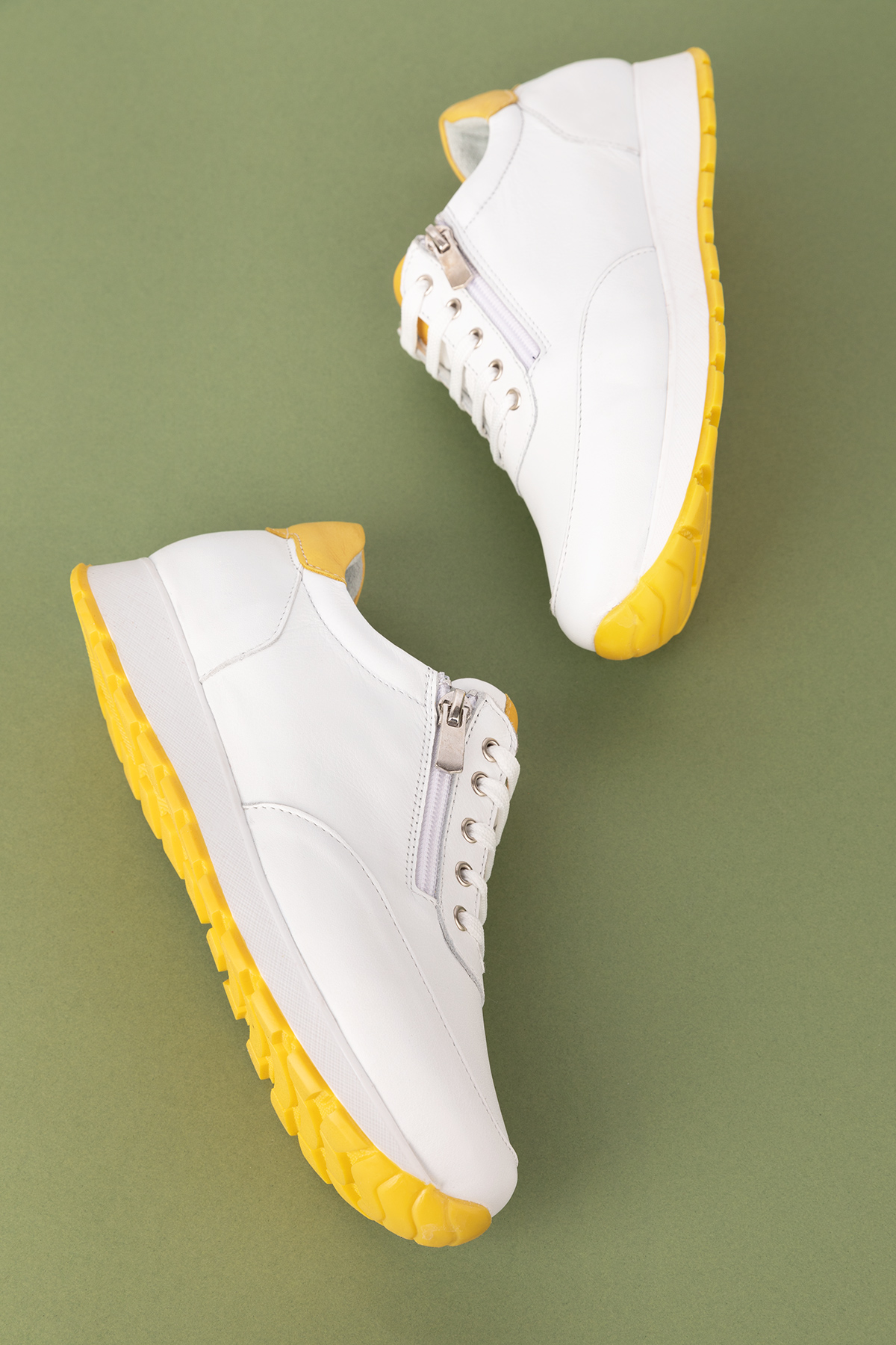 Gondol Içi Dışı Hakiki Deri Anatomik Taban Spor Ayakkabı gnd.67117 - Görsel 3