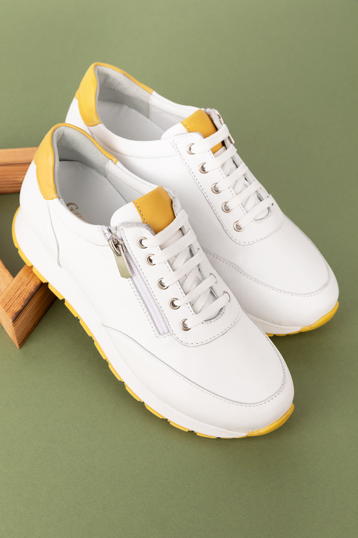 Gondol Içi Dışı Hakiki Deri Anatomik Taban Spor Ayakkabı gnd.67117 - Görsel 4