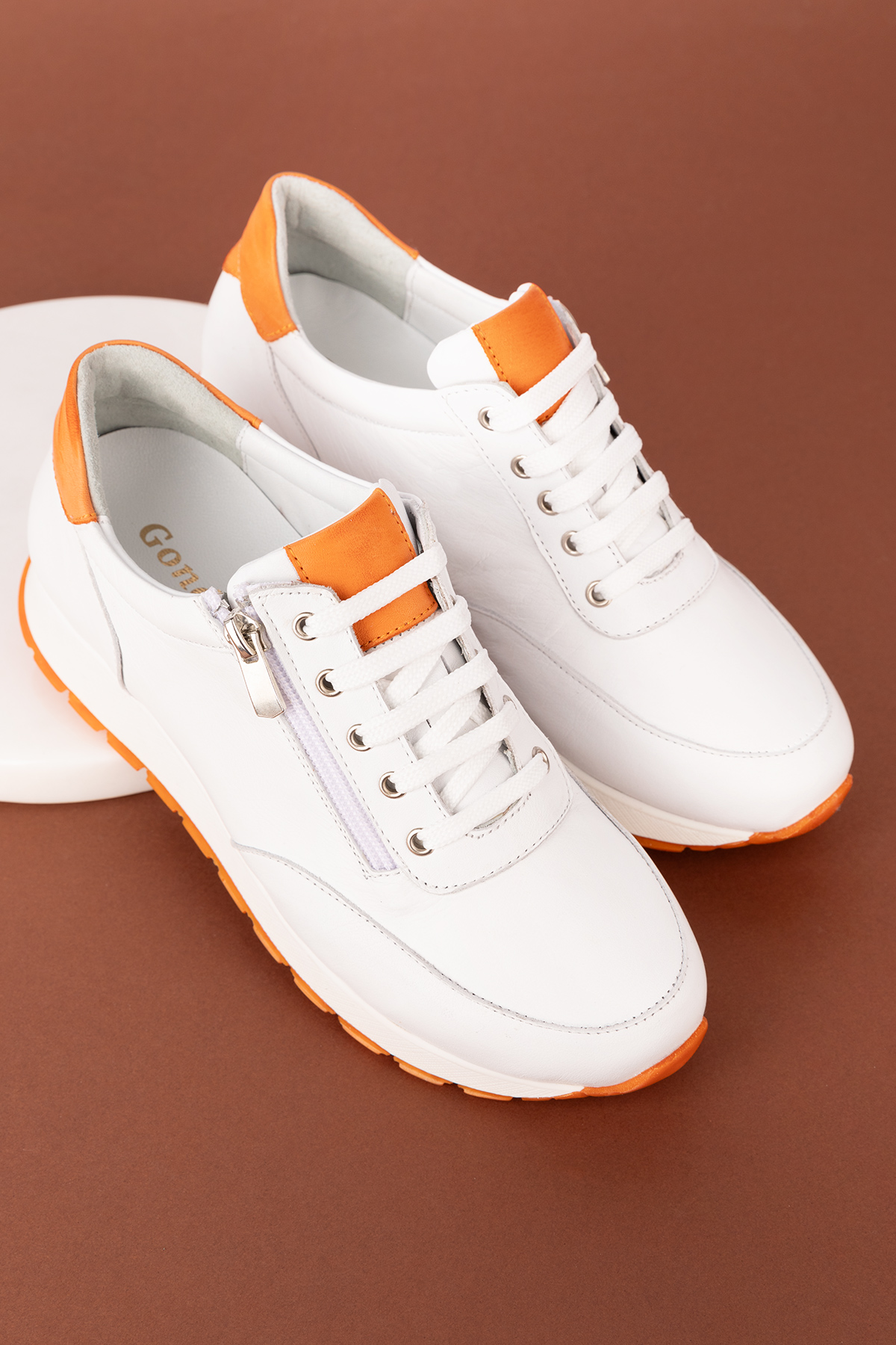 Gondol Içi Dışı Hakiki Deri Anatomik Taban Spor Ayakkabı gnd.67117 - Görsel 5