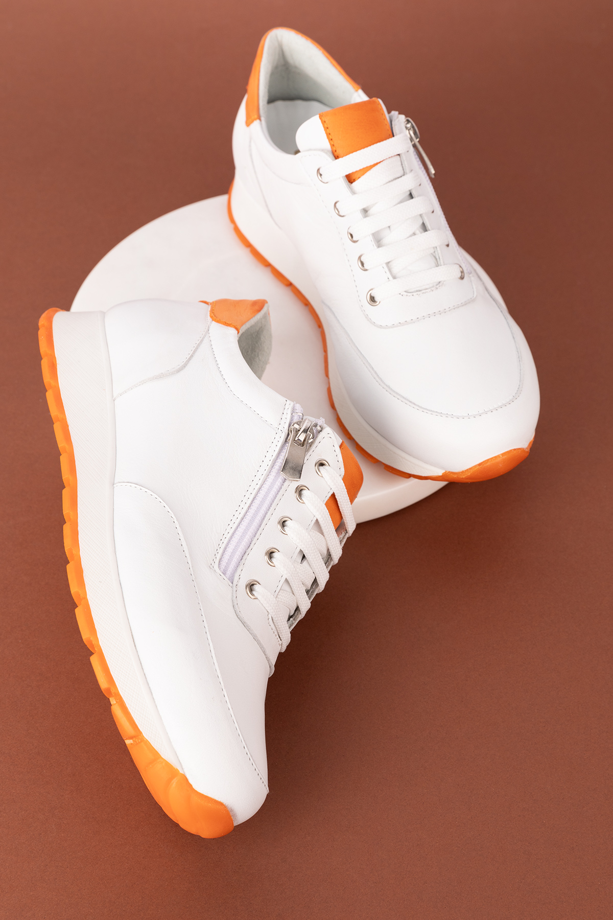 Gondol Içi Dışı Hakiki Deri Anatomik Taban Spor Ayakkabı gnd.67117 - Görsel 6