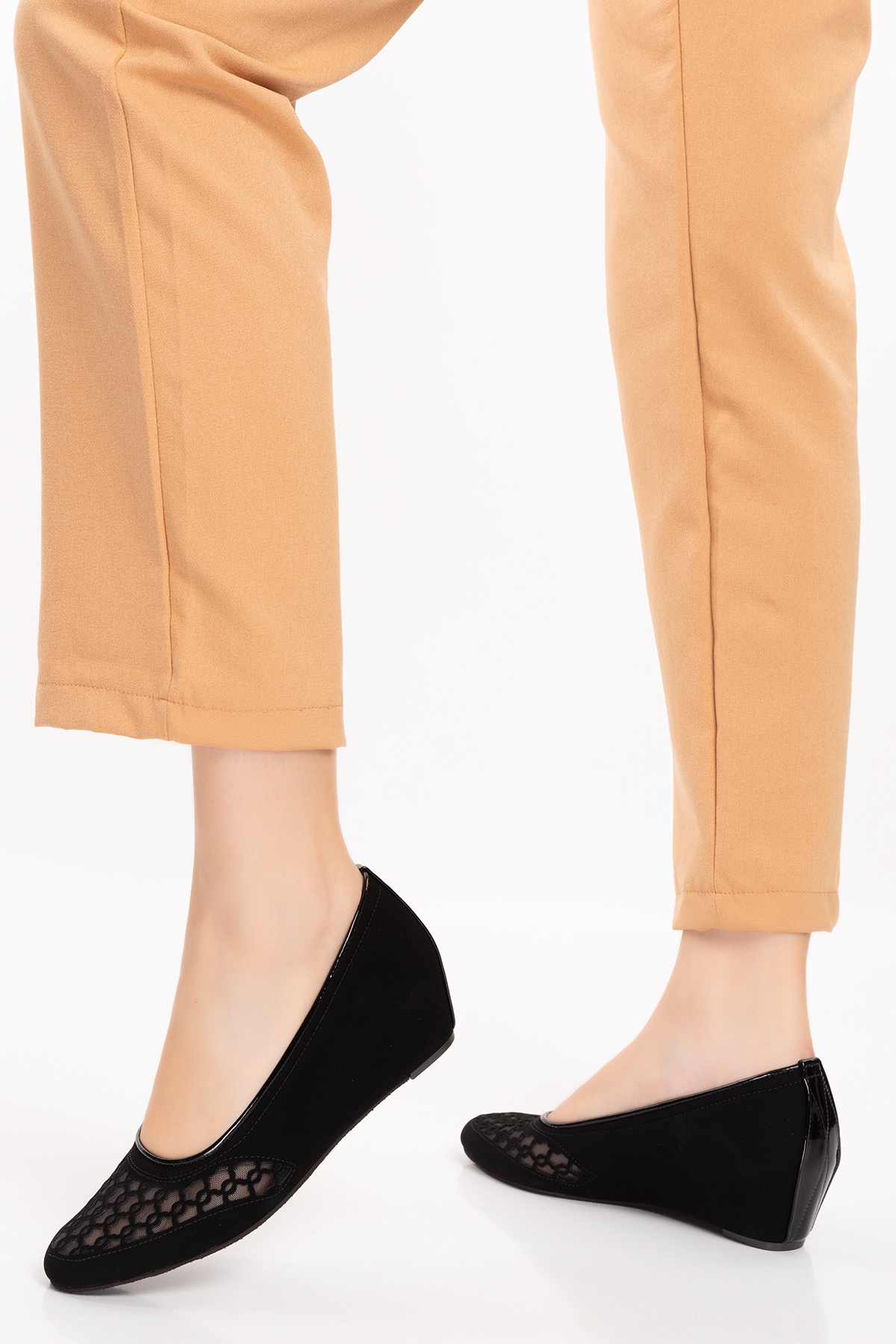 Gondol Transparan Ayrıntılı Ev Ayakkabı dmr.195 - Görsel 4