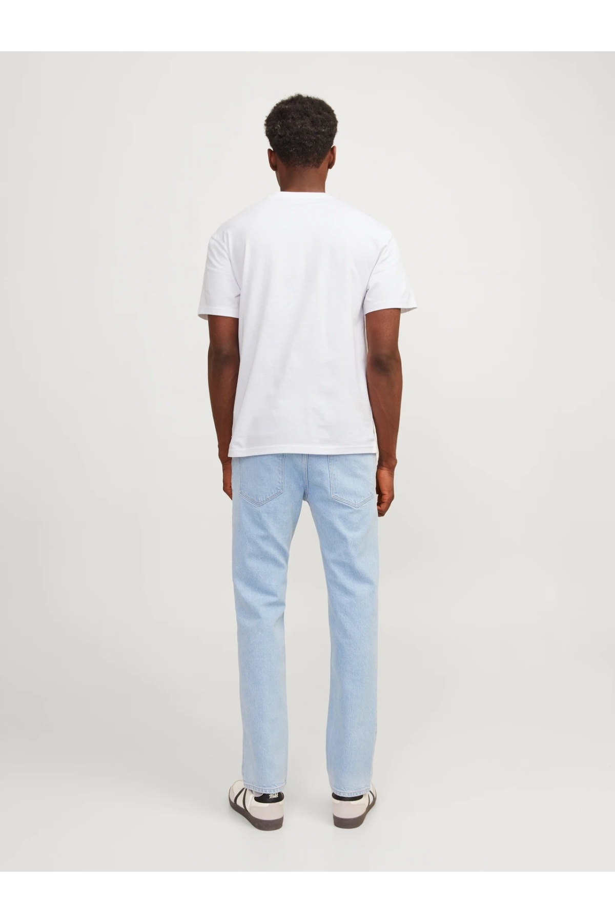 JACK & JONES JORTAMPA AOP Branding Tee SS Crew Jnr, Nero, 140 cm