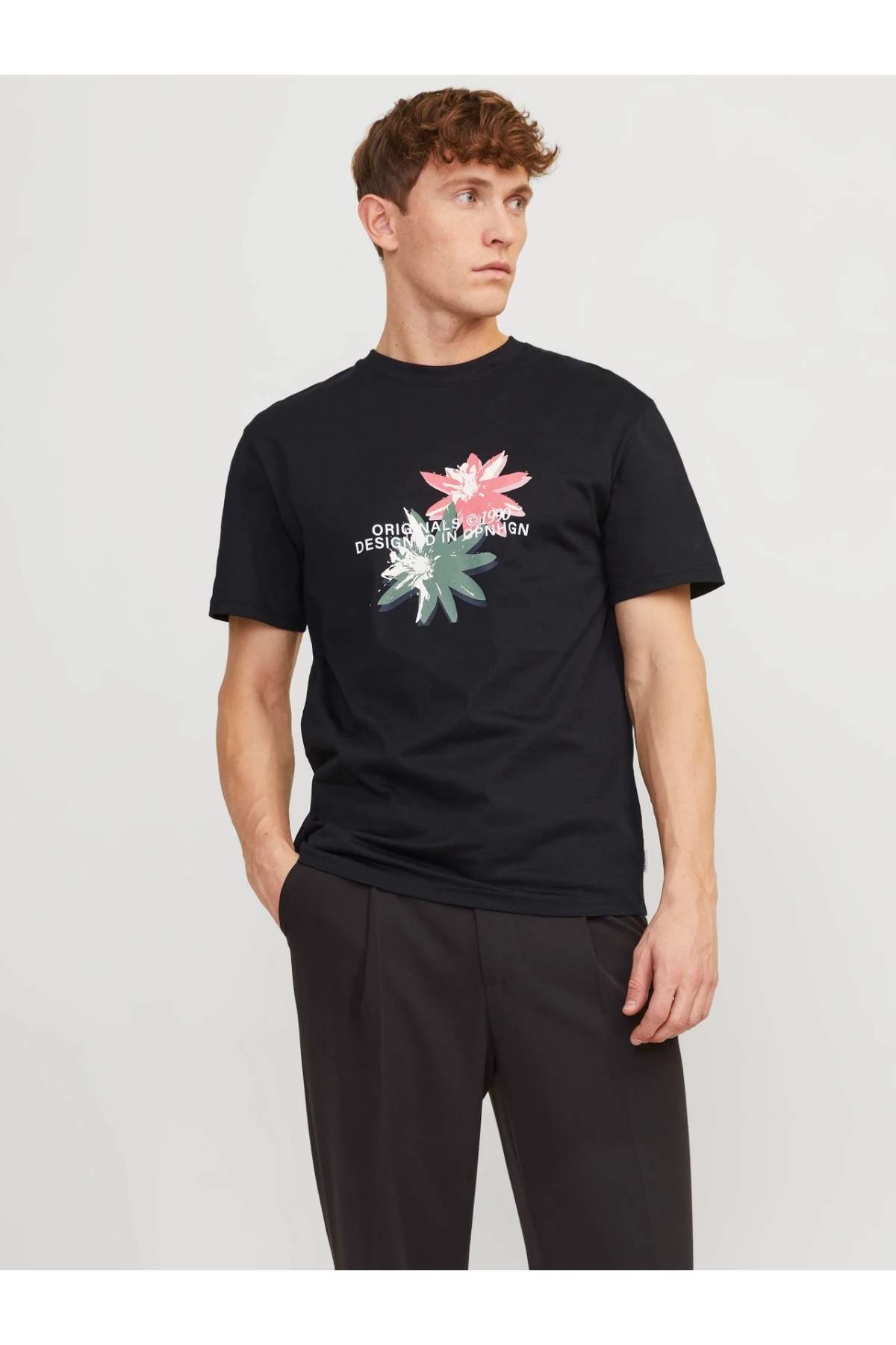 Jack&Jones Jortampa Aop Branding Tee Erkek T-shirt