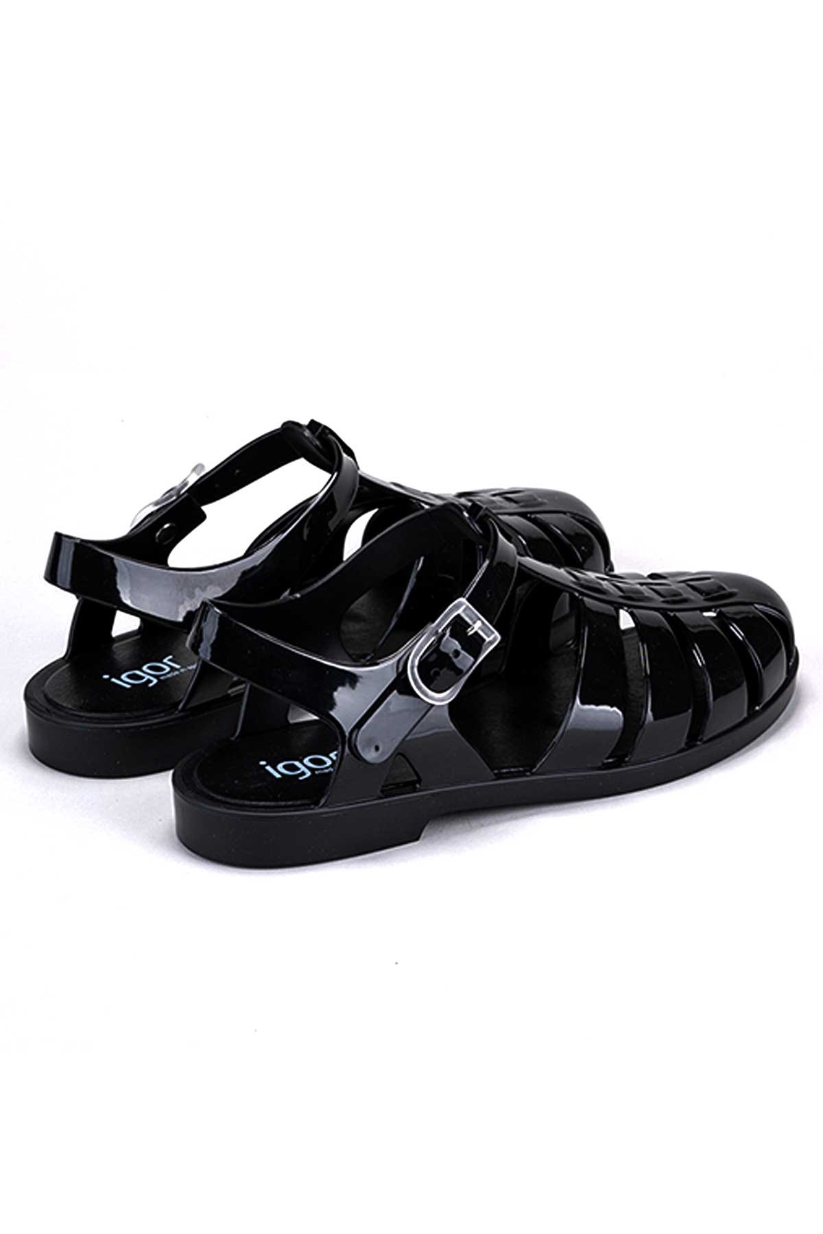 Igor Siyah Igor Biarritz Kadın Sandalet