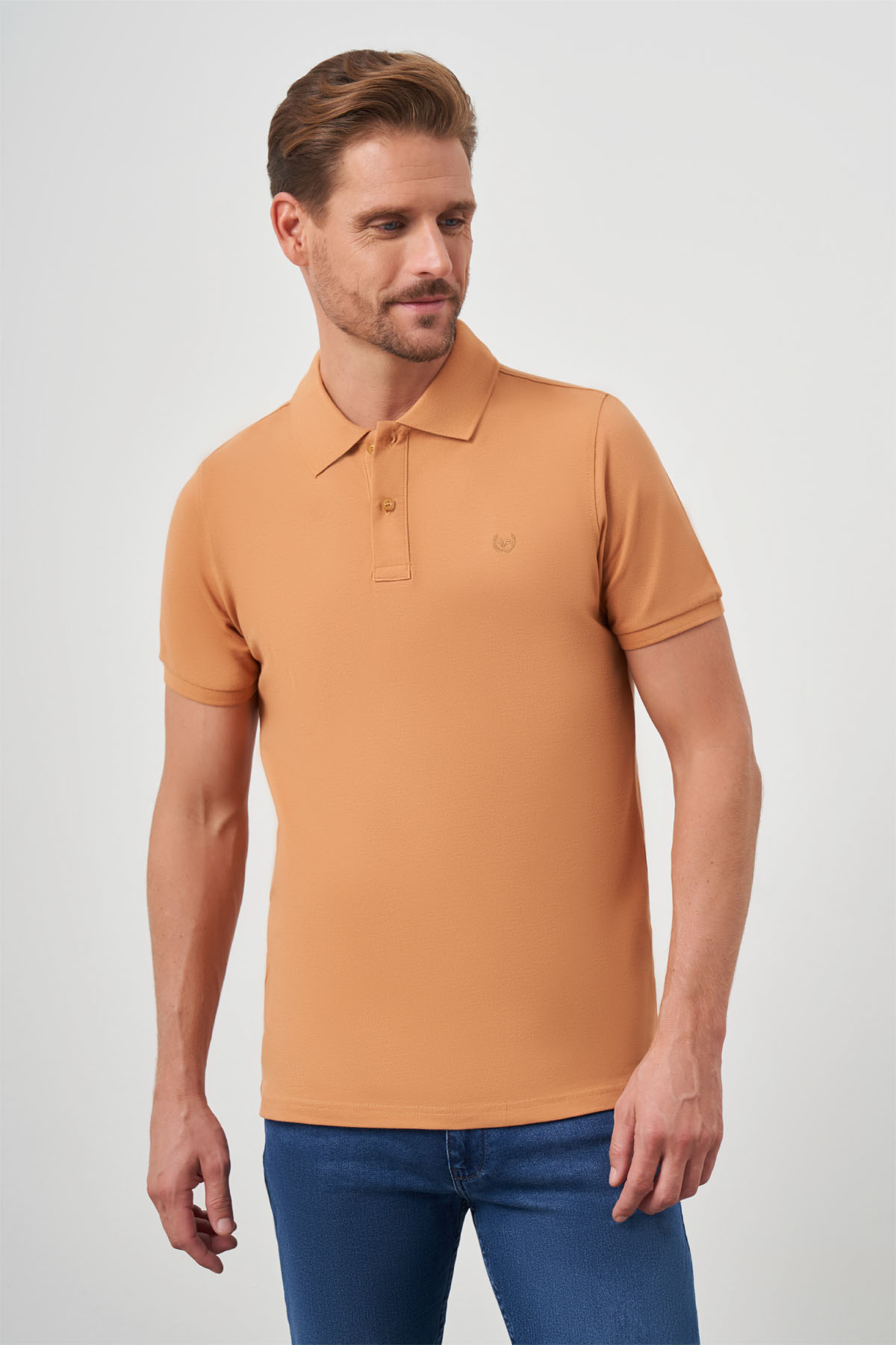 Erkek Bal Basic Polo Yaka Dynamic Fit T-Shirt