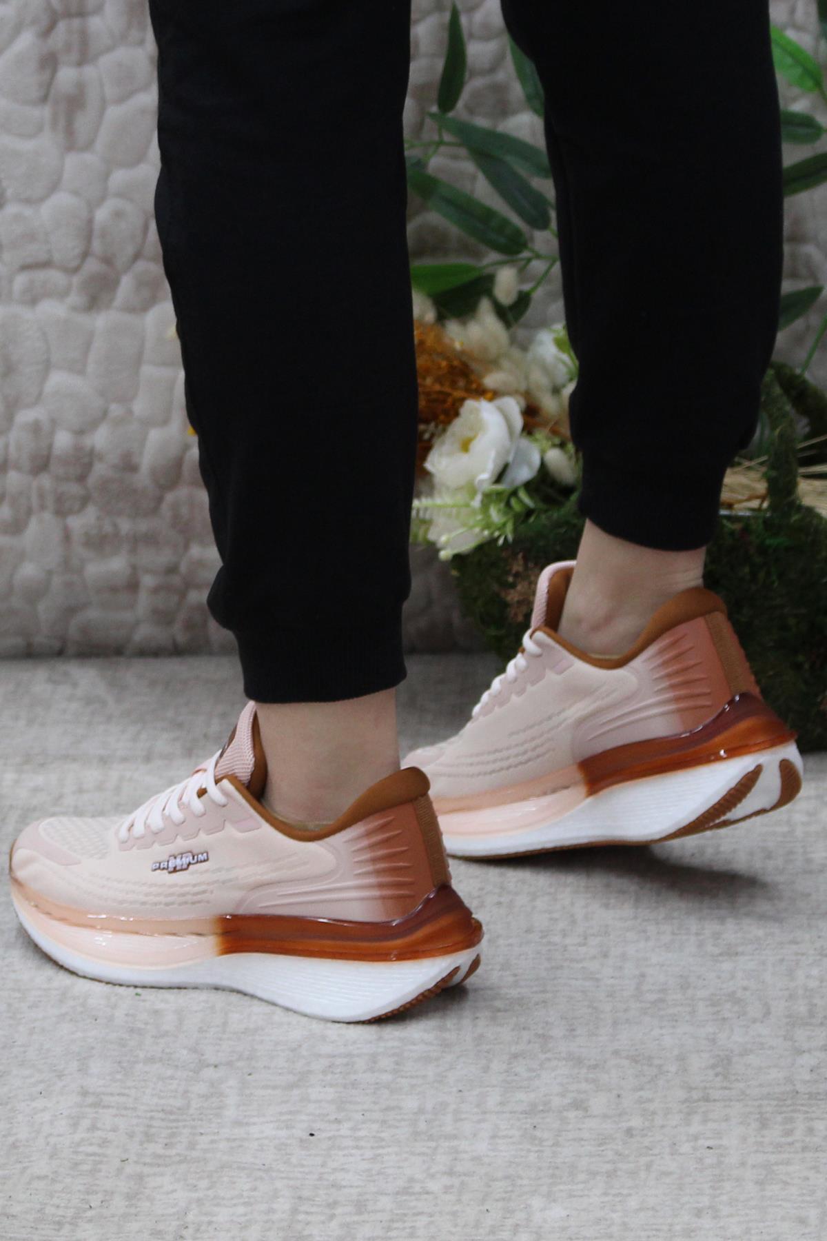 241 1674 Rahat Orijinal Ürün Hafif Yürüyüş Koşu Kadın Spor Ayakkabı - Görsel 5