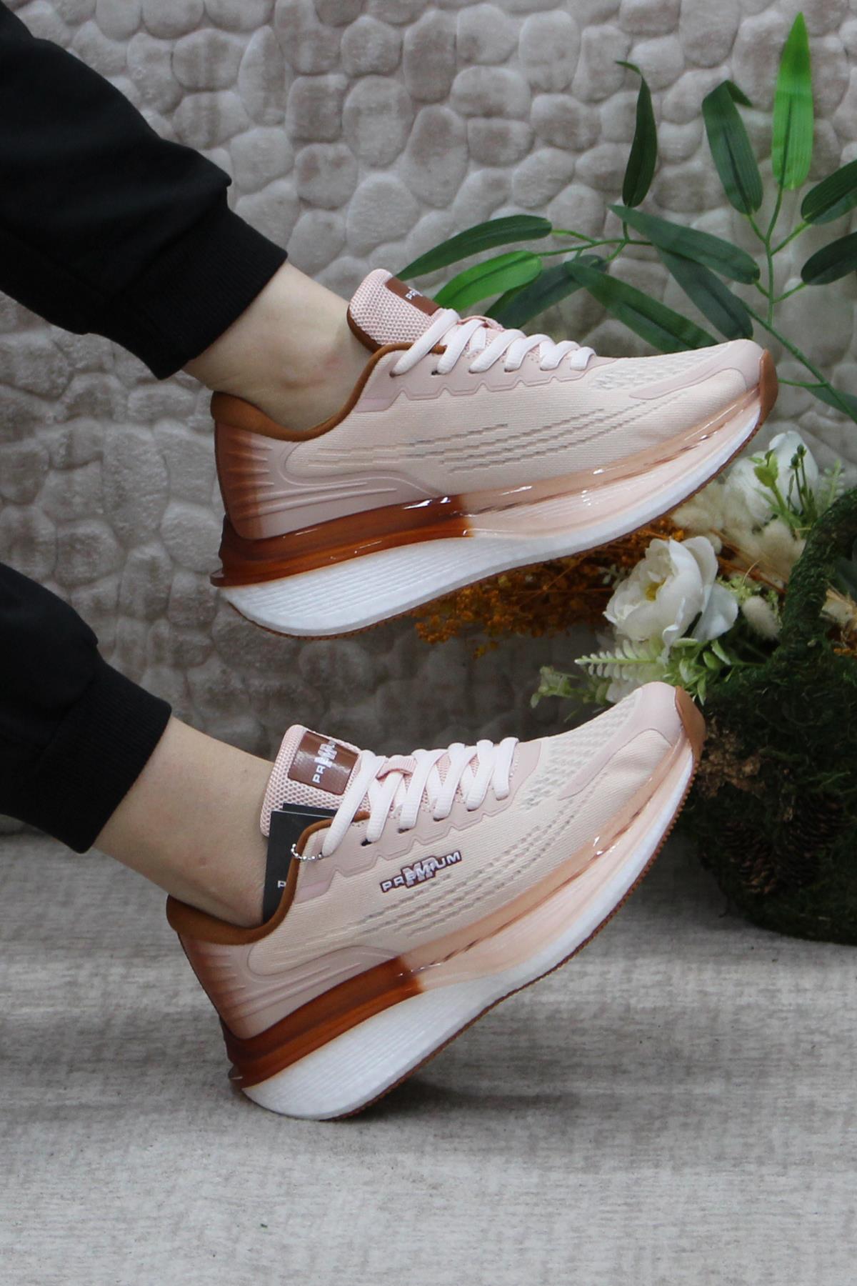 241 1674 Rahat Orijinal Ürün Hafif Yürüyüş Koşu Kadın Spor Ayakkabı - Görsel 6