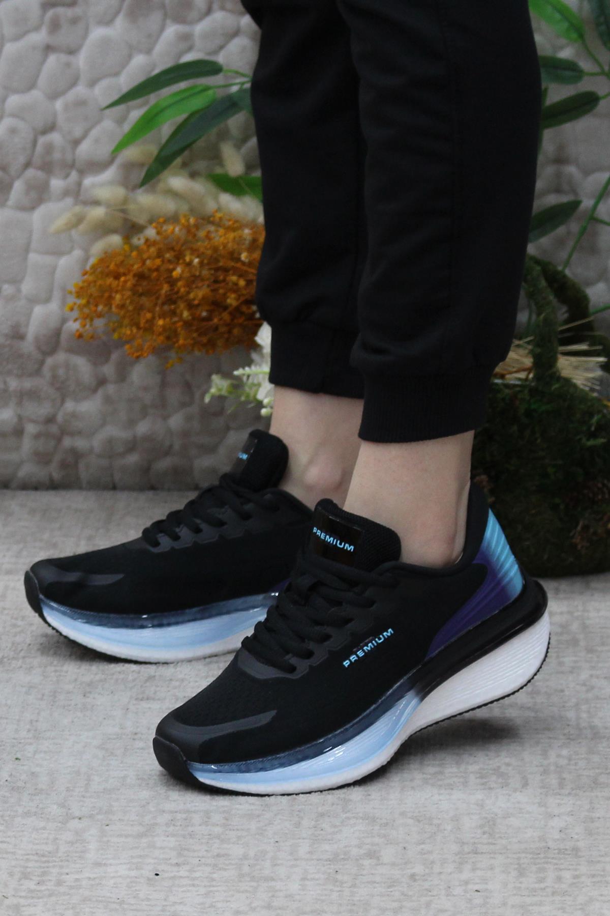 241 1674 Rahat Orijinal Ürün Hafif Yürüyüş Koşu Kadın Spor Ayakkabı - Görsel 4