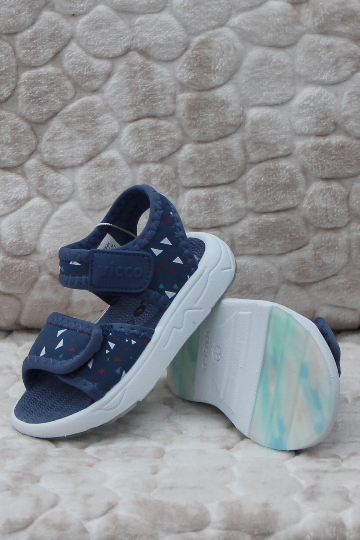 332.B24Y.305 Limbo III Lacivert Phylon Çocuk Sandalet - Görsel 5