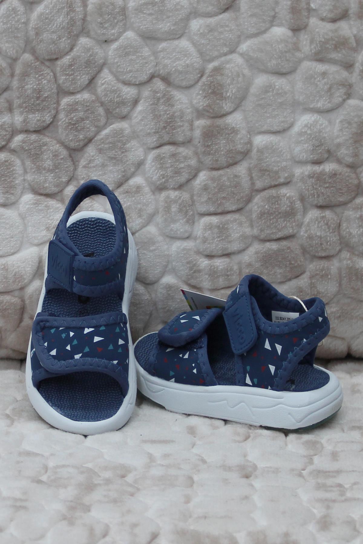 332.B24Y.305 Limbo III Lacivert Phylon Çocuk Sandalet - Görsel 6