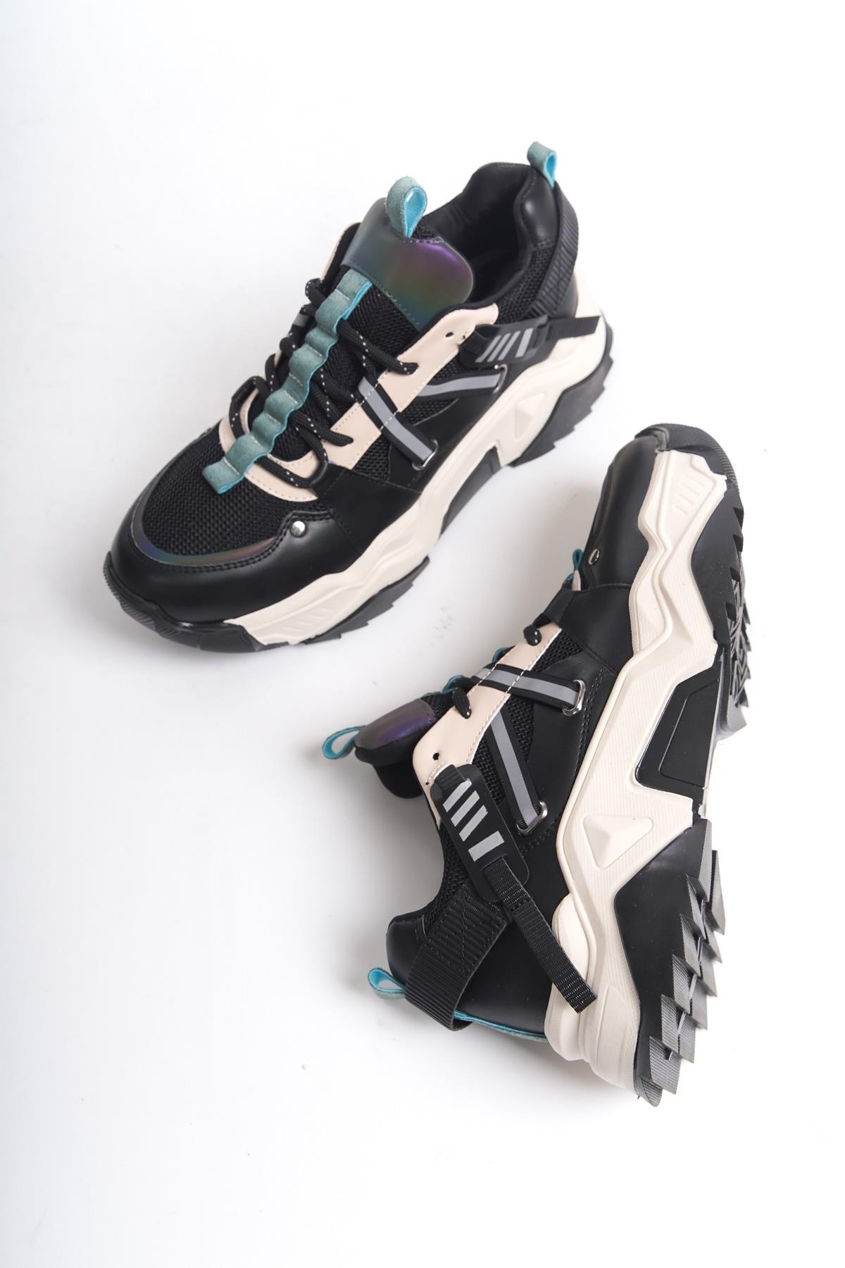 Dussel Siyah Sneaker Günlük Spor Ayakkabı - Görsel 3