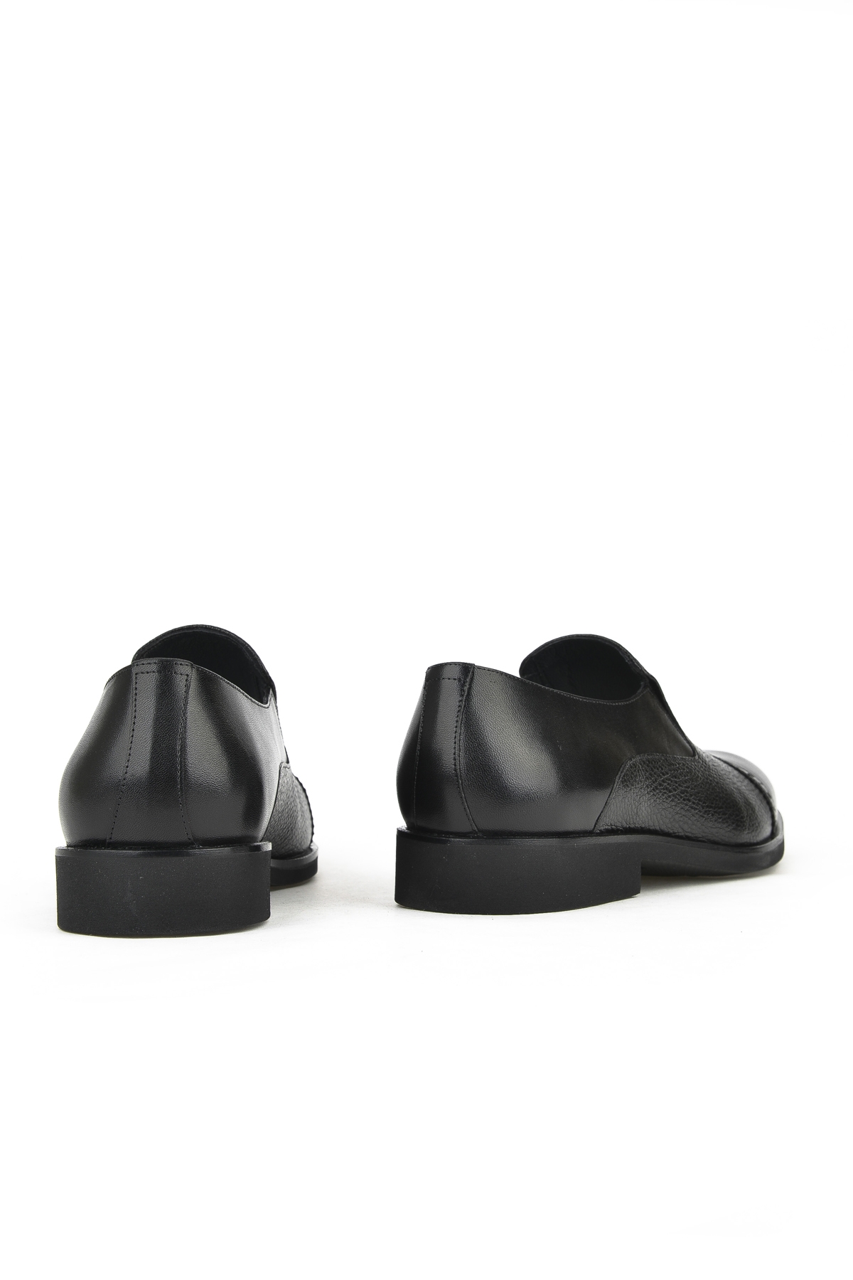 Erkek Hakiki Deri Ayakkabı 141145Z578 Siyah - Görsel 4