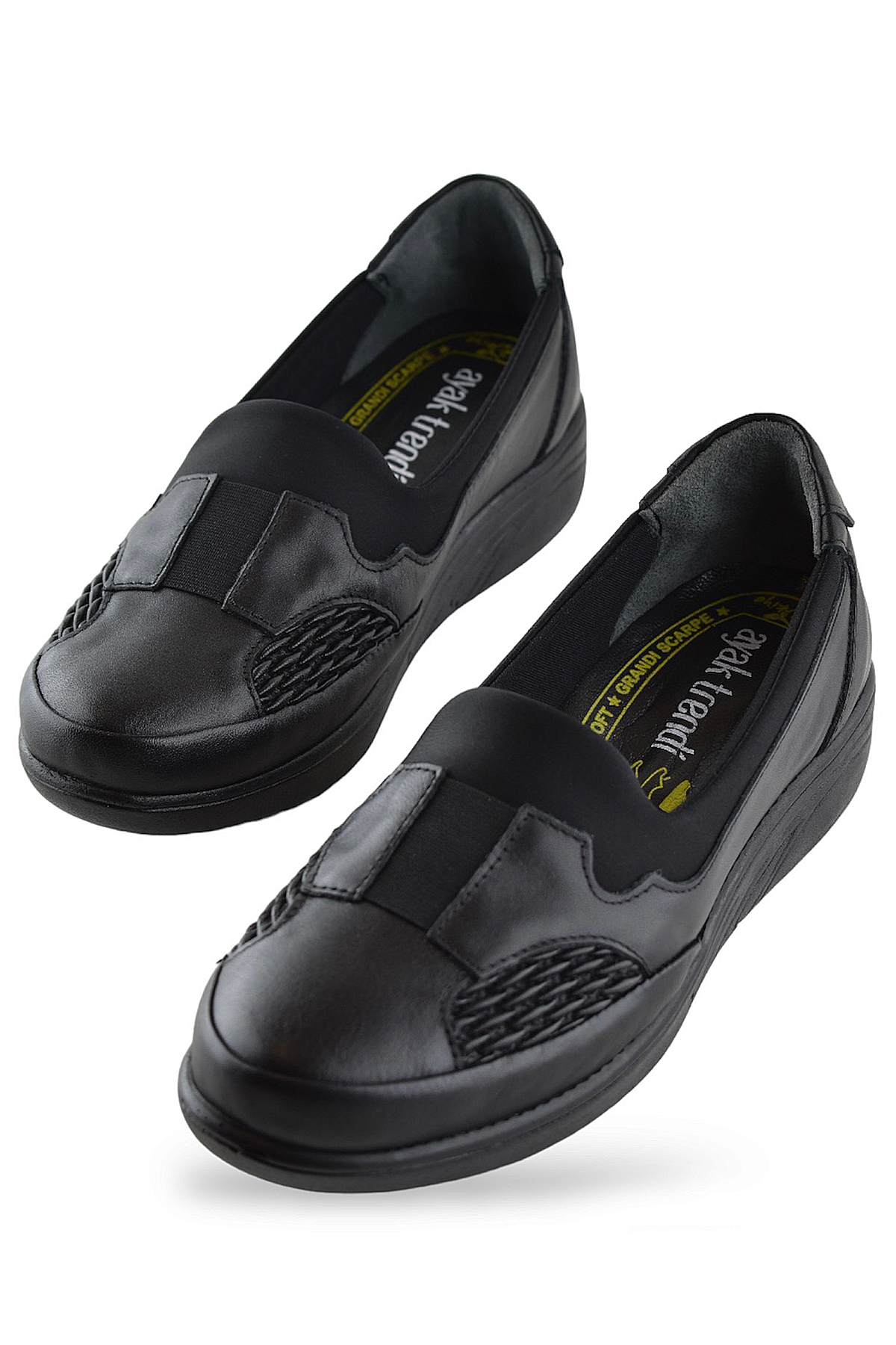 4217 Tam Ortopedik Taban Günlük Hakiki Deri Kadın Ayakkabı Anne Ayakkabısı - Görsel 3