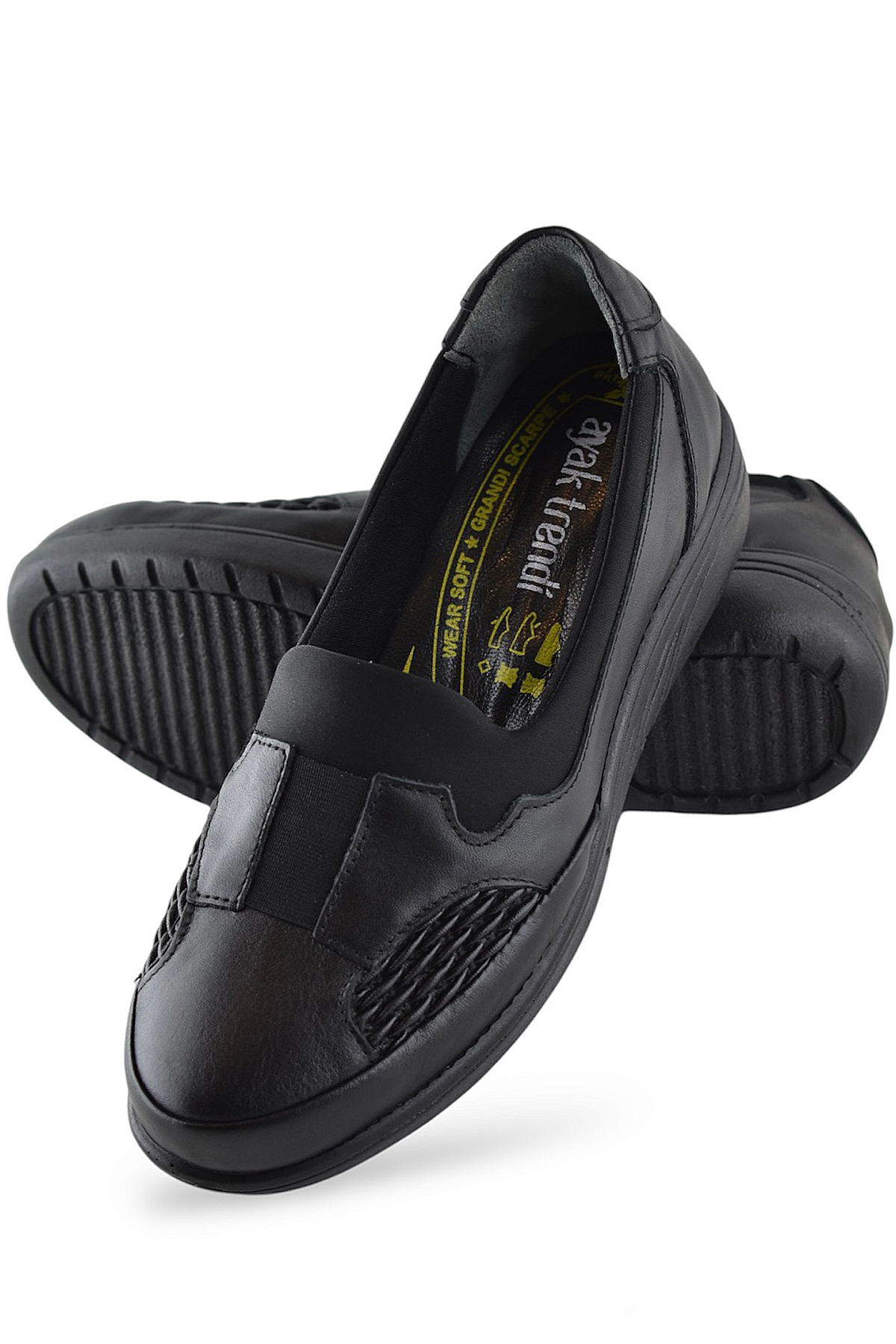 4217 Tam Ortopedik Taban Günlük Hakiki Deri Kadın Ayakkabı Anne Ayakkabısı - Görsel 7