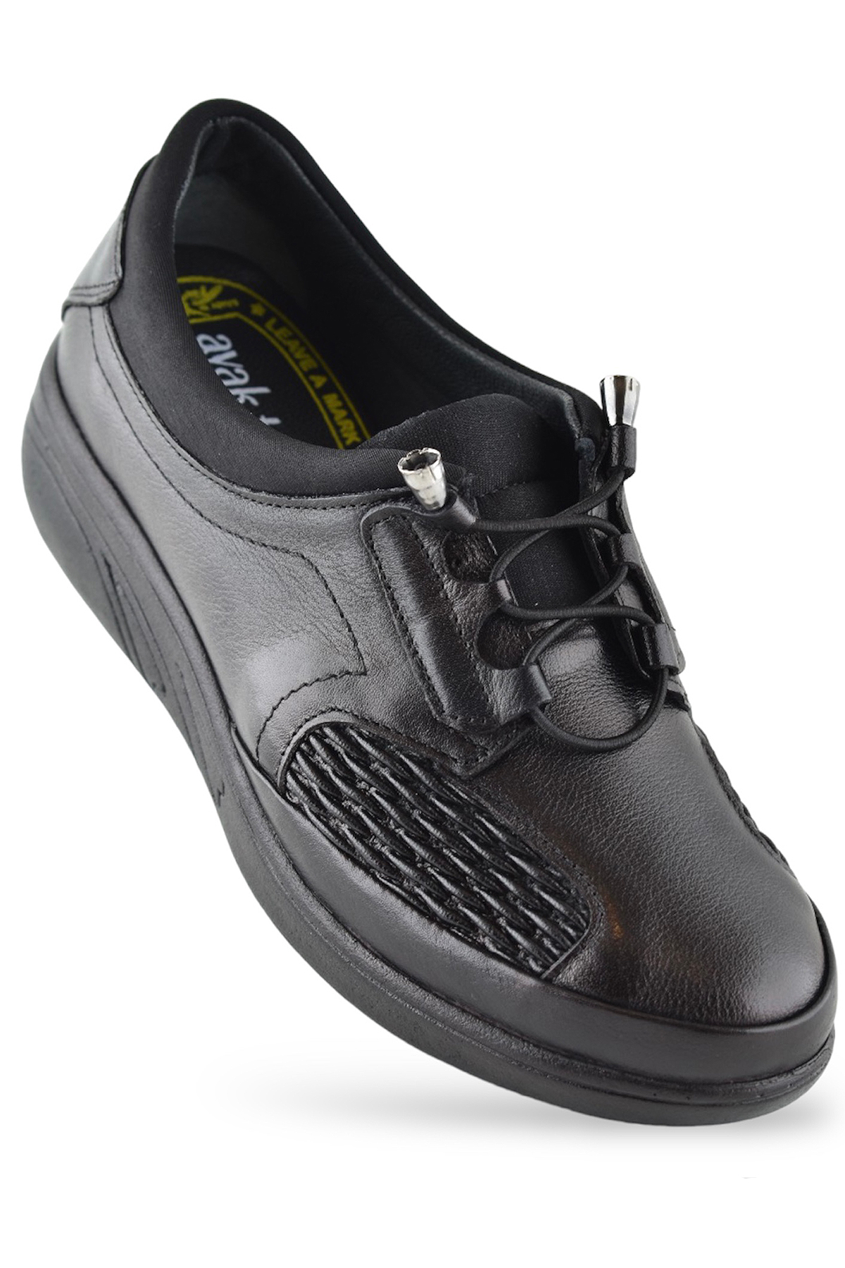 4204 Tam Ortopedik Taban Günlük Hakiki Deri Kadın Ayakkabı Anne Ayakkabısı - Görsel 4