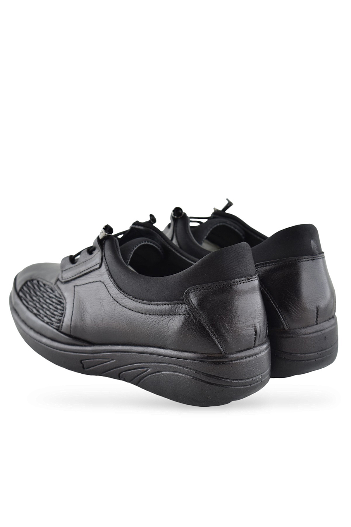 4204 Tam Ortopedik Taban Günlük Hakiki Deri Kadın Ayakkabı Anne Ayakkabısı - Görsel 6