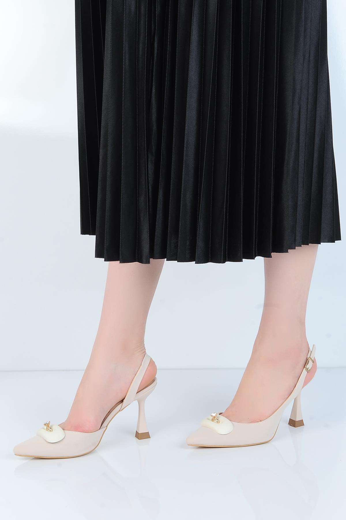 Tektaş 9 Cm Topuklu Kadın Ayakkabı - Görsel 2