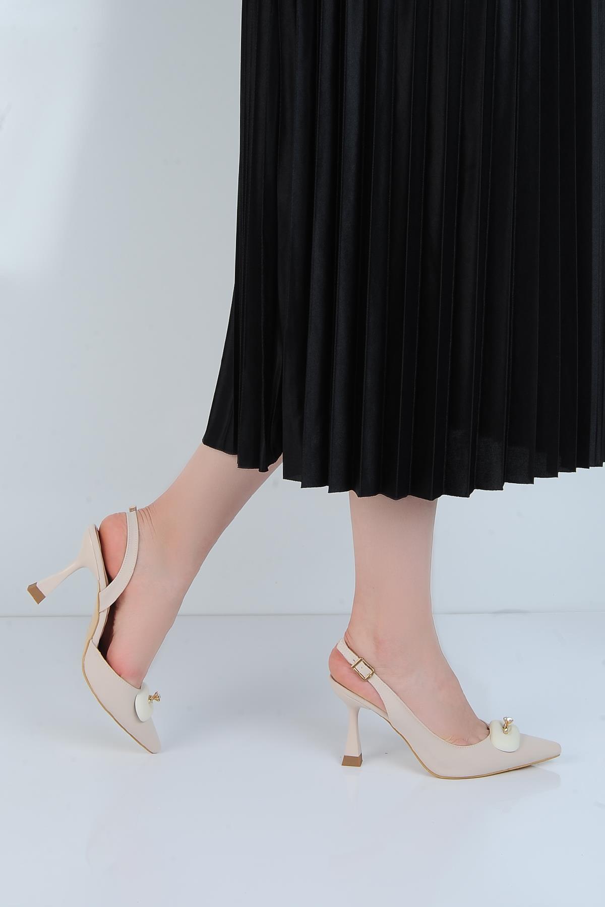 Tektaş 9 Cm Topuklu Kadın Ayakkabı - Görsel 3