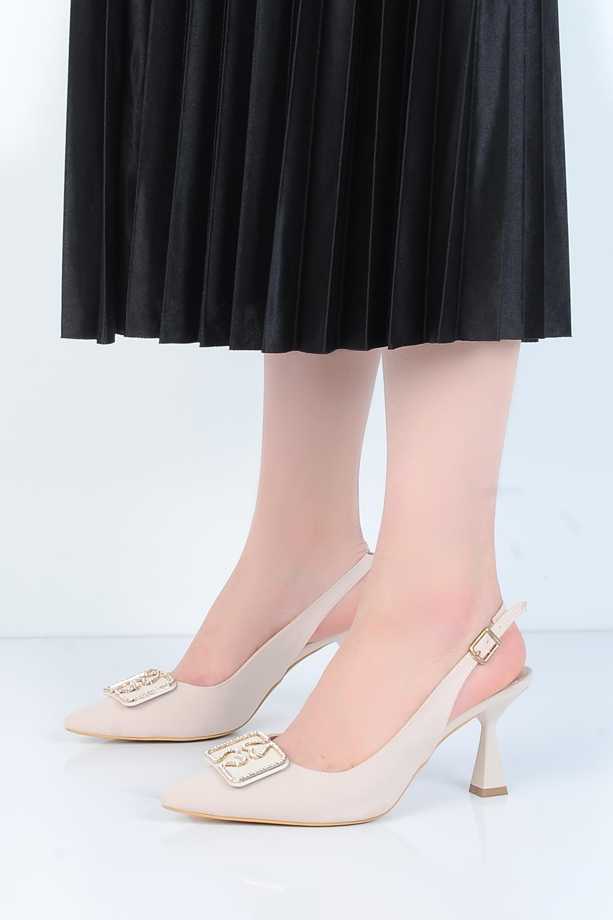 Mella 7 Cm Topuklu Kadın Ayakkabı - Görsel 2