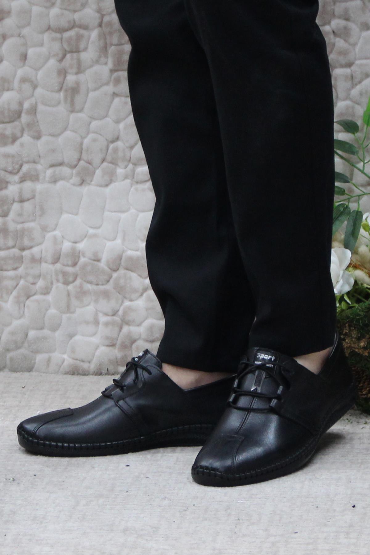42070 Çok Yumuşak Hafif İç Ve Dış Hakiki Deri Erkek Ayakkabı - Görsel 4