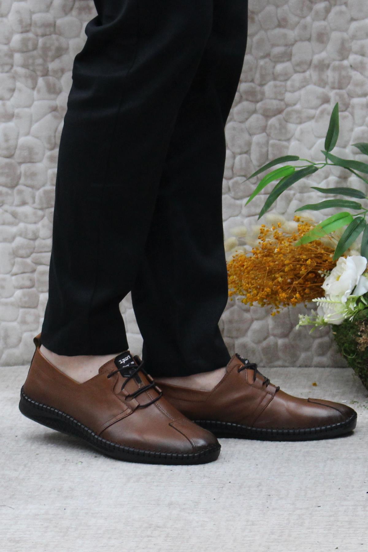 42070 Çok Yumuşak Hafif İç Ve Dış Hakiki Deri Erkek Ayakkabı - Görsel 2