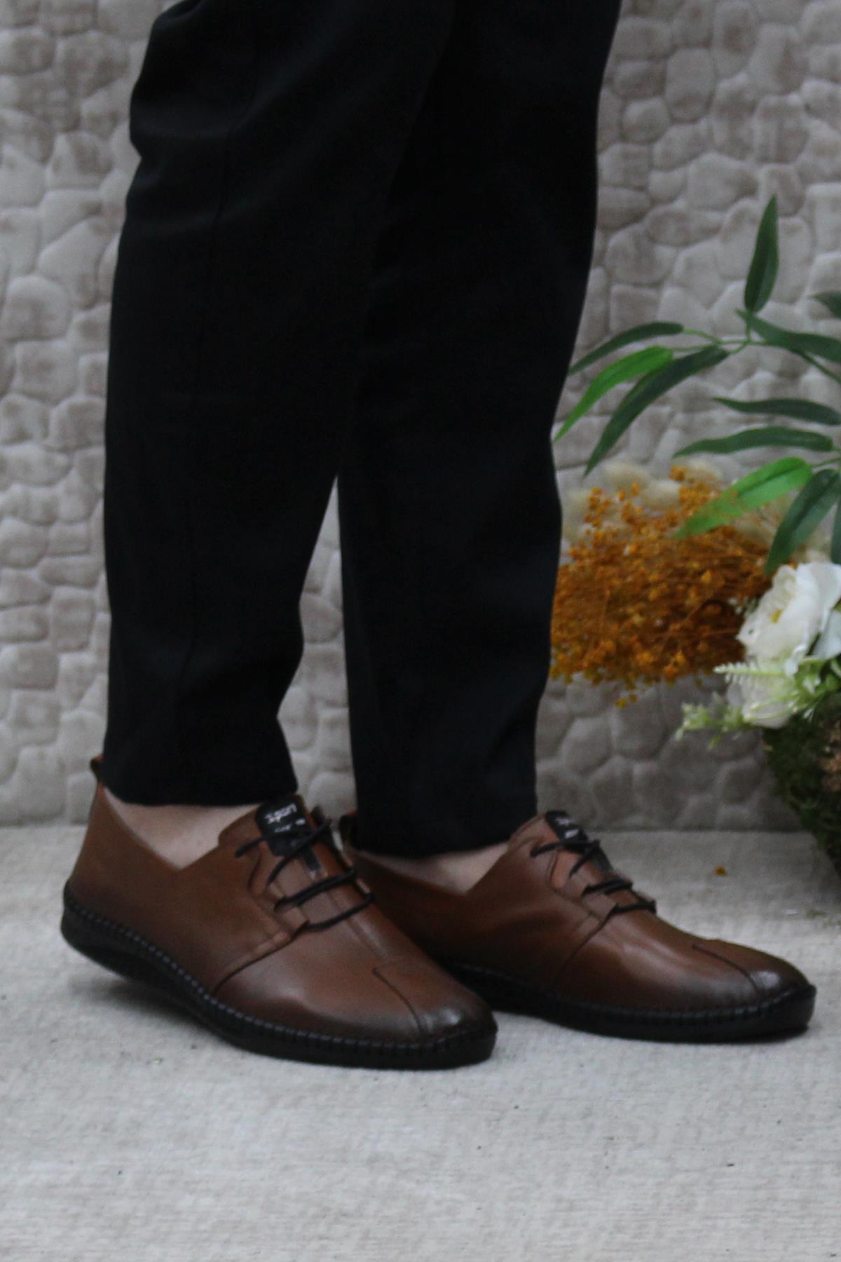 42070 Çok Yumuşak Hafif İç Ve Dış Hakiki Deri Erkek Ayakkabı - Görsel 3