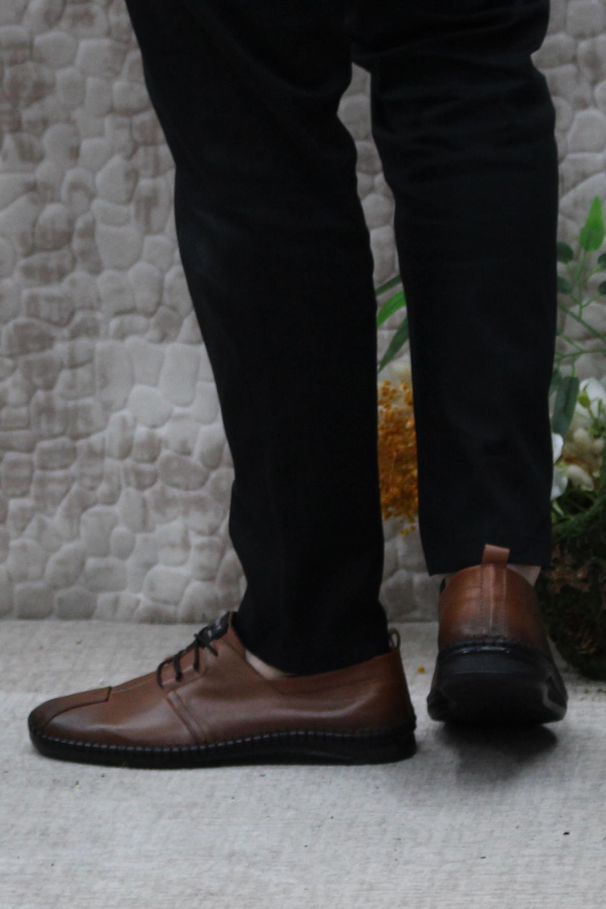 42070 Çok Yumuşak Hafif İç Ve Dış Hakiki Deri Erkek Ayakkabı - Görsel 5