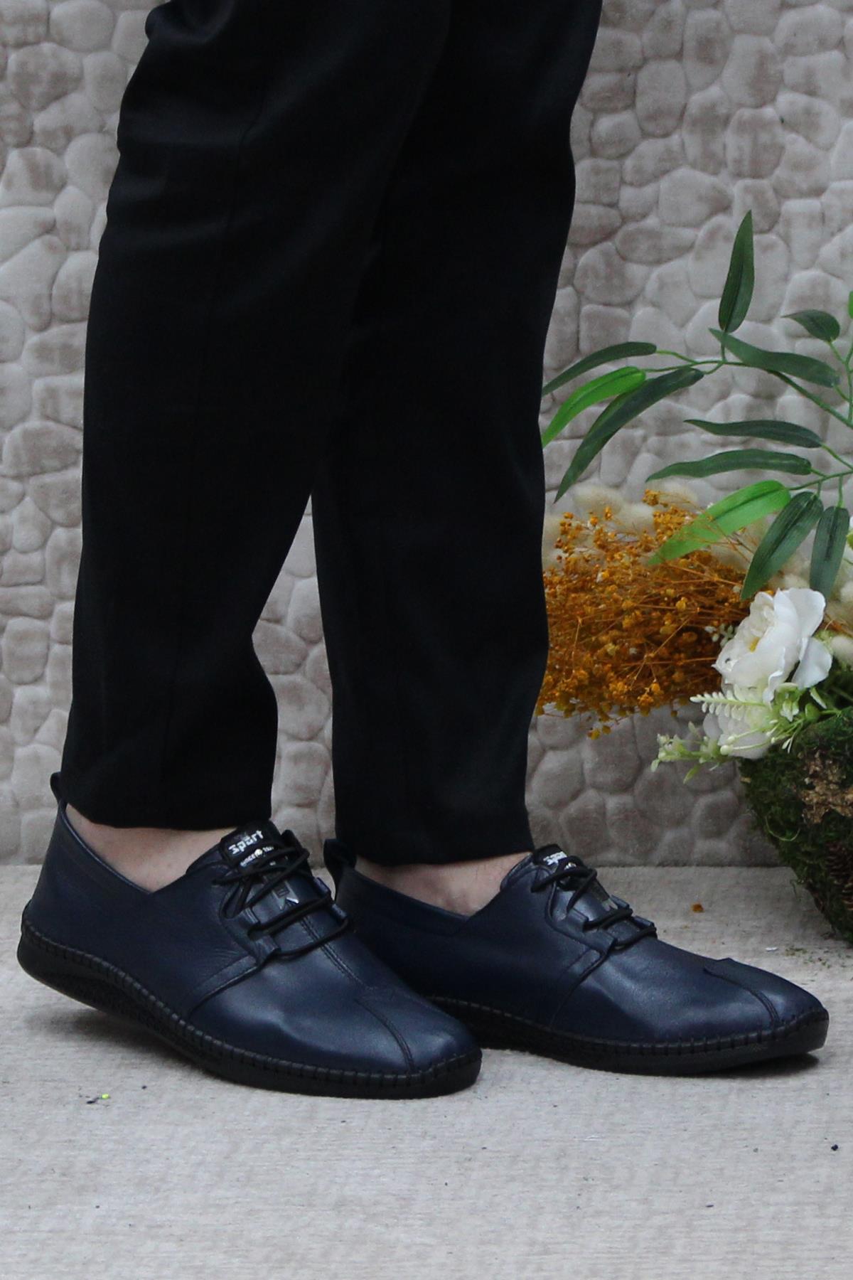 42070 Çok Yumuşak Hafif İç Ve Dış Hakiki Deri Erkek Ayakkabı - Görsel 3