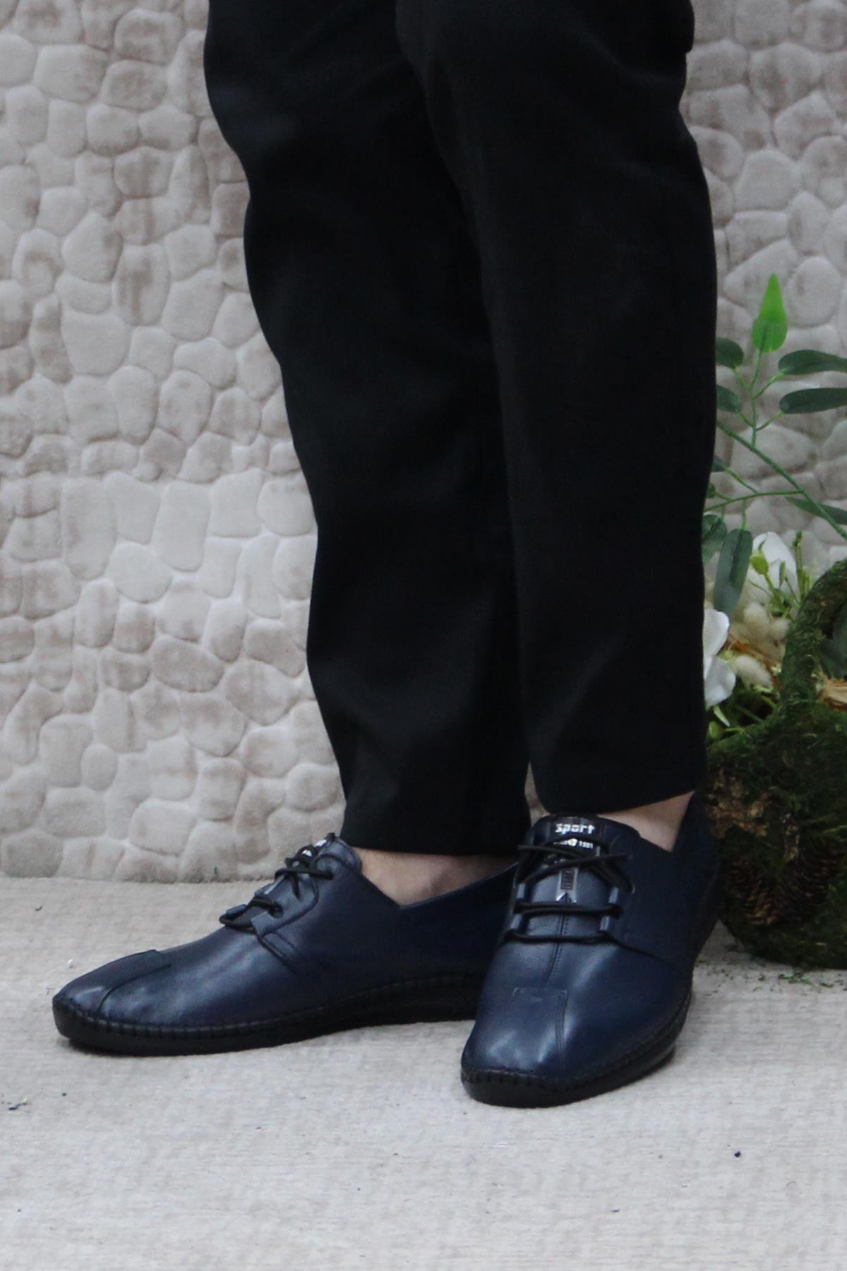 42070 Çok Yumuşak Hafif İç Ve Dış Hakiki Deri Erkek Ayakkabı - Görsel 4