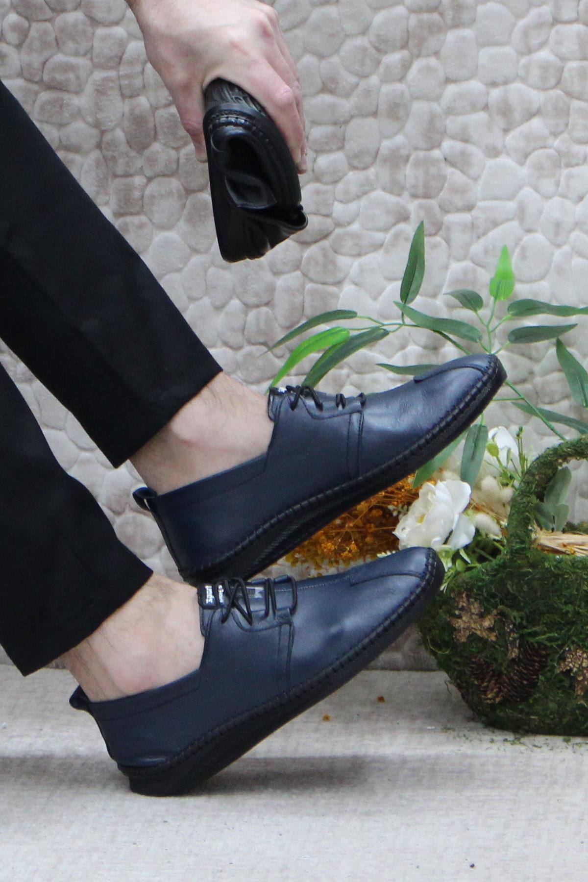 42070 Çok Yumuşak Hafif İç Ve Dış Hakiki Deri Erkek Ayakkabı - Görsel 6