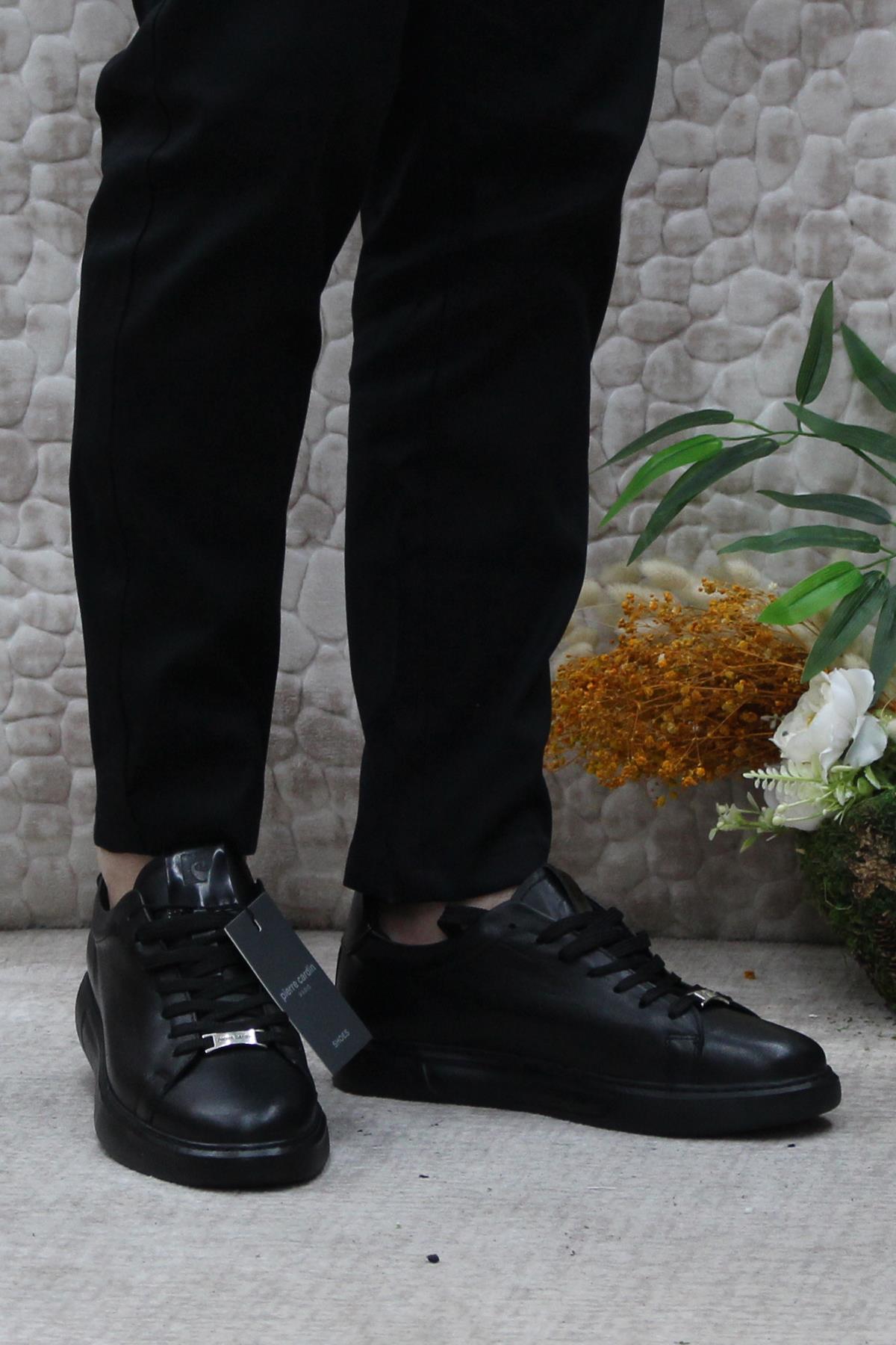 779703 Siyah Orijinal Ürün İç Ve Dış Hakiki Deri Erkek Ayakkabı - Görsel 3