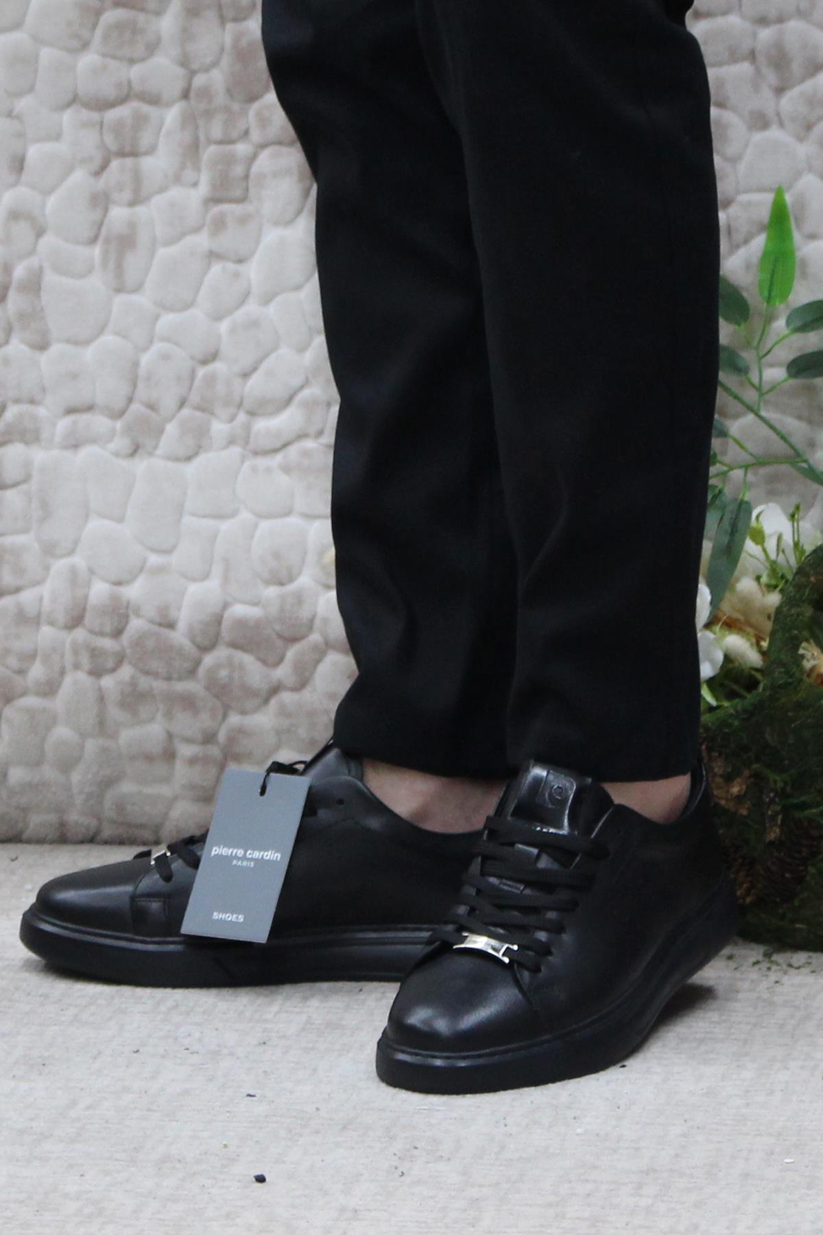 779703 Siyah Orijinal Ürün İç Ve Dış Hakiki Deri Erkek Ayakkabı - Görsel 4