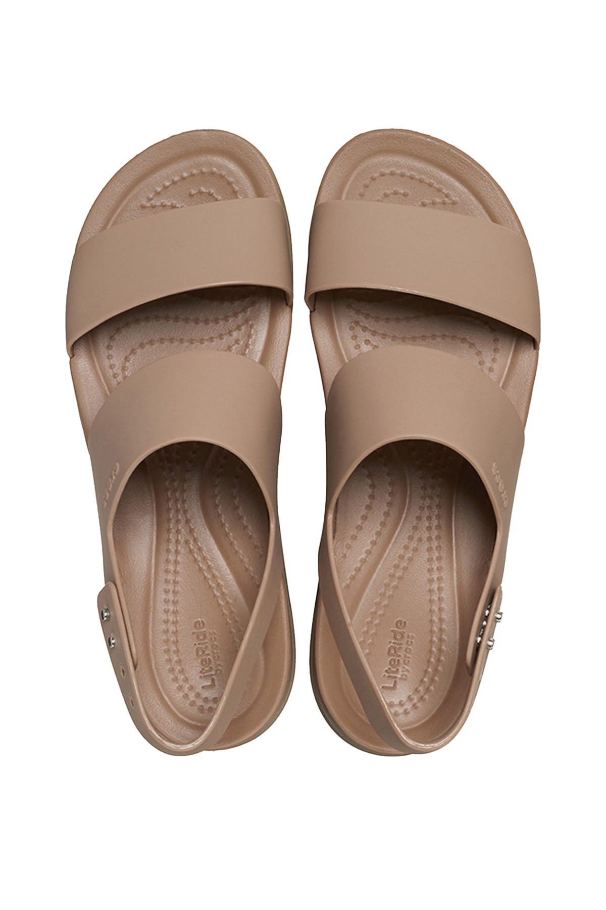 Crocs Crocs Kahverengi Brooklyn Low Wedge Kadın Sandalet 206453-2EL Sandalet & Terlik | Flo Kahverengi - 5. görsel