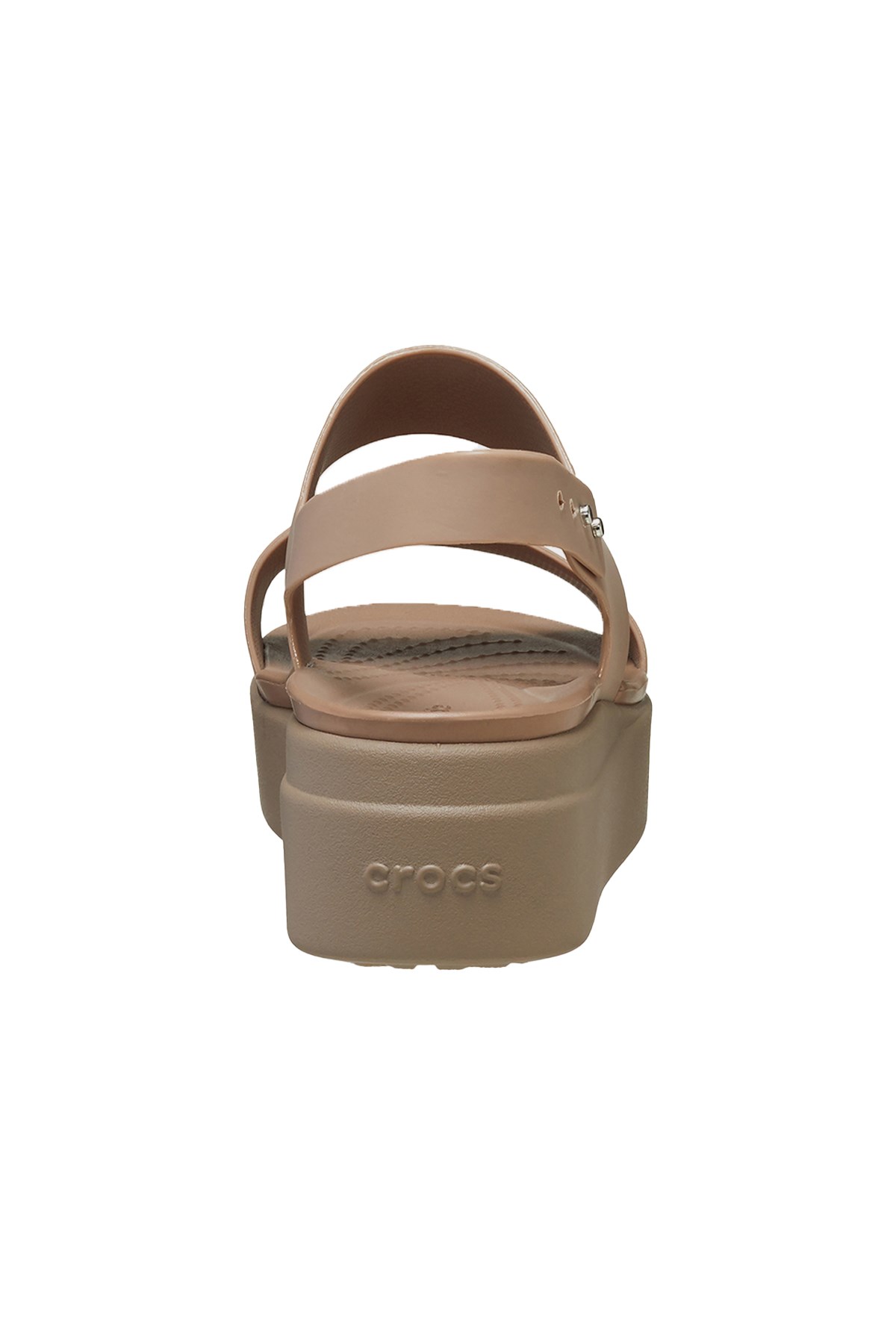 Crocs Crocs Kahverengi Brooklyn Low Wedge Kadın Sandalet 206453-2EL Sandalet & Terlik | Flo Kahverengi - 7. görsel