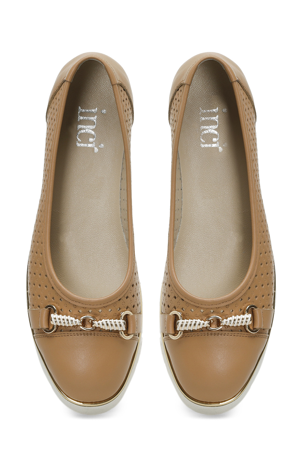 INCI ORBA 4FX Taba Kadın Dolgu Ayakkabı - Görsel 5