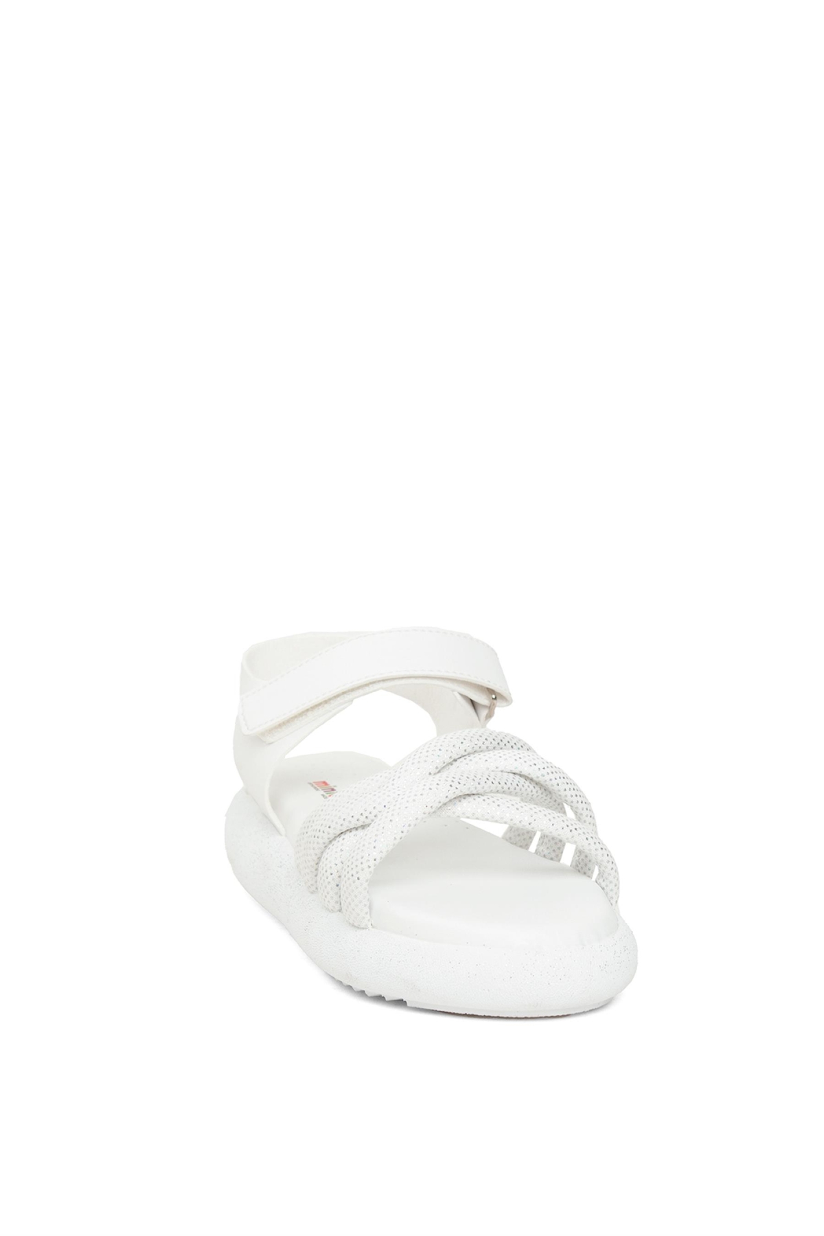 ŞA P 006 Patik Kız Çocuk Düz Sandalet Beyaz - Görsel 3