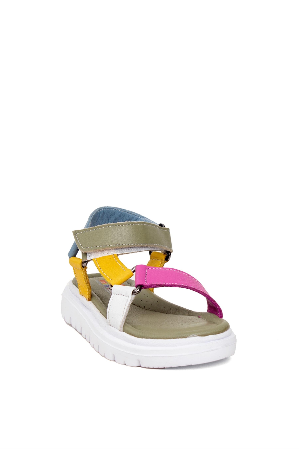 MZ P 3000 Patik Kız Çocuk Düz Sandalet Yeşil - Görsel 3