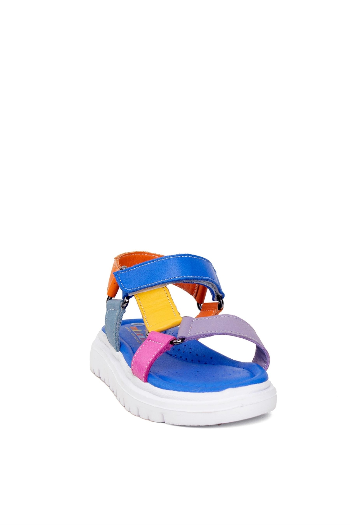 MZ P 3000 Patik Kız Çocuk Düz Sandalet Mavi - Görsel 3