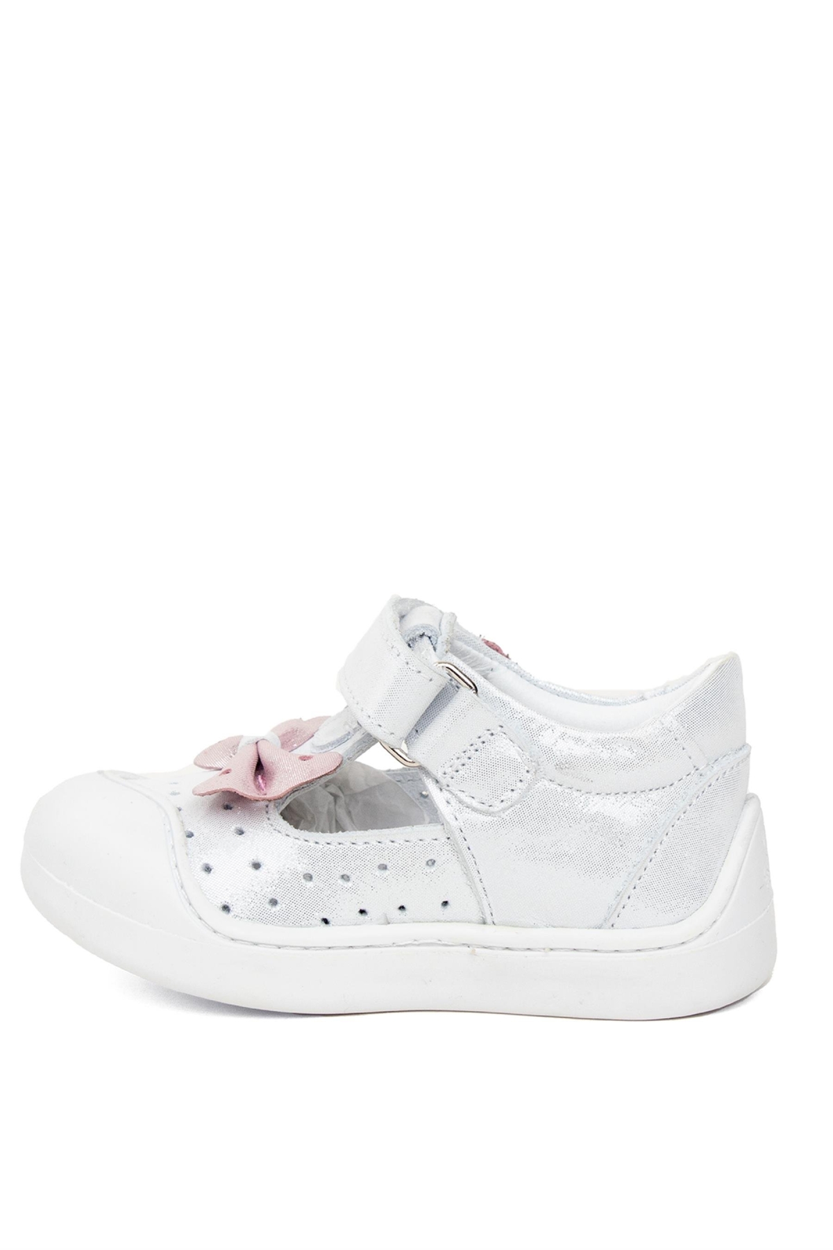 NN İ 10 İlk Adım Kız Çocuk Hakiki Deri Cas Gümüş - Görsel 4