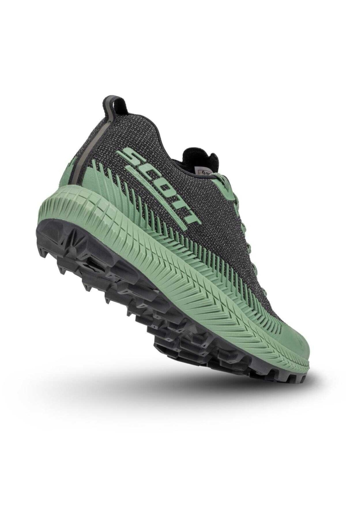 Supertrac Ultra RC Erkek Patika Koşu Ayakkabısı SİYAH Yeşil - Görsel 4