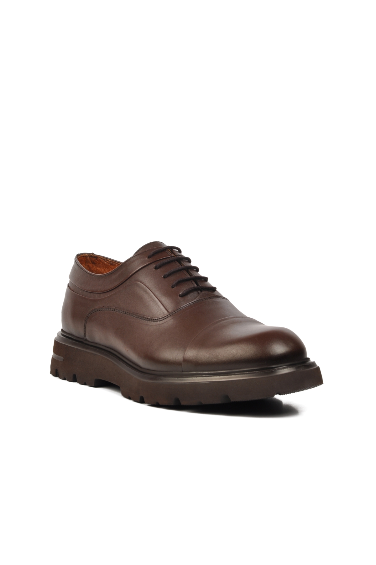 Premium 33283 Kahve Hakiki Deri Erkek Casual Ayakkabı - Görsel 4